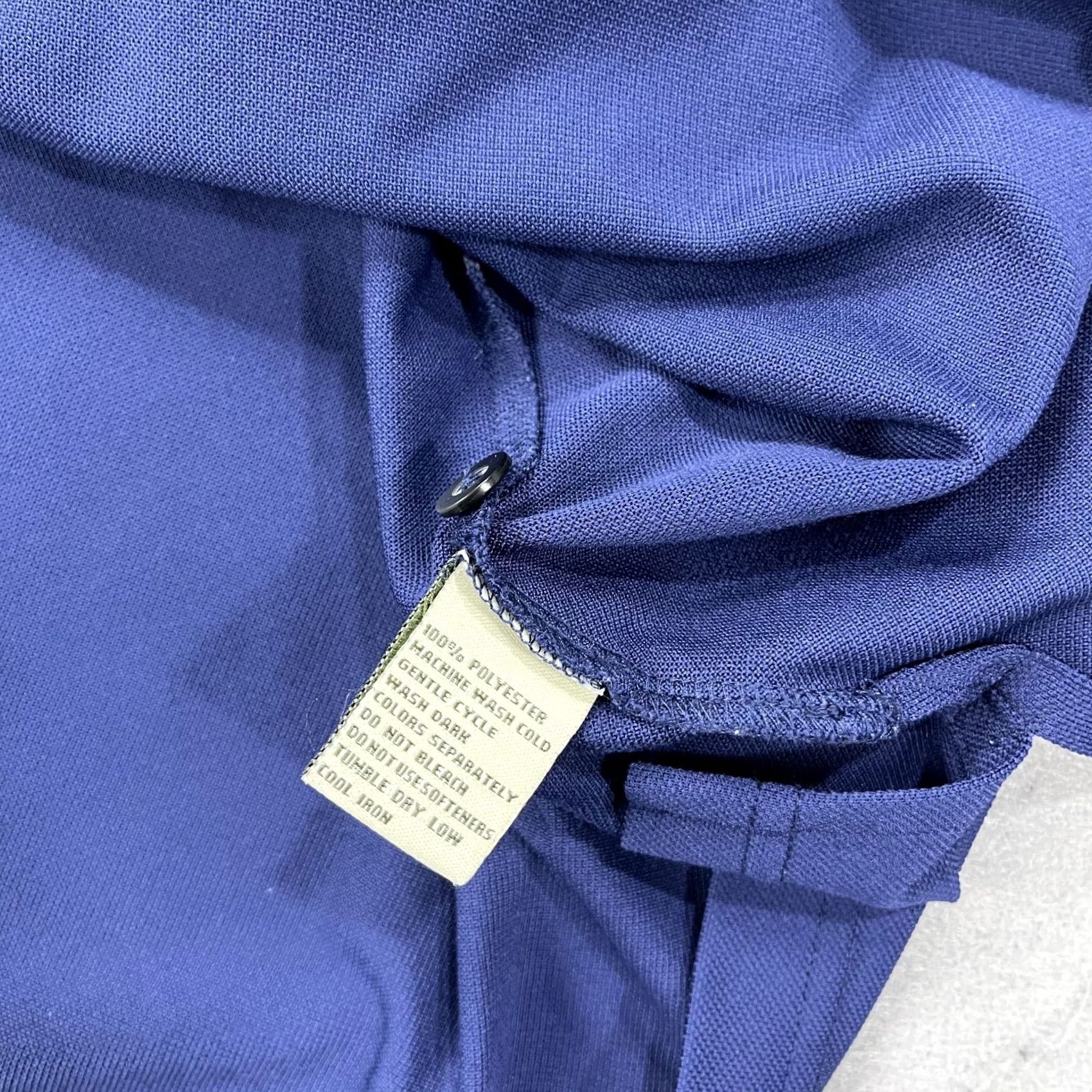 Vintage Donald Ross Polo Shirt Mens L Blue Solid Logo Golf Sportswear Shirt Size US L / EU 52-54 / 3 - 5 Thumbnail