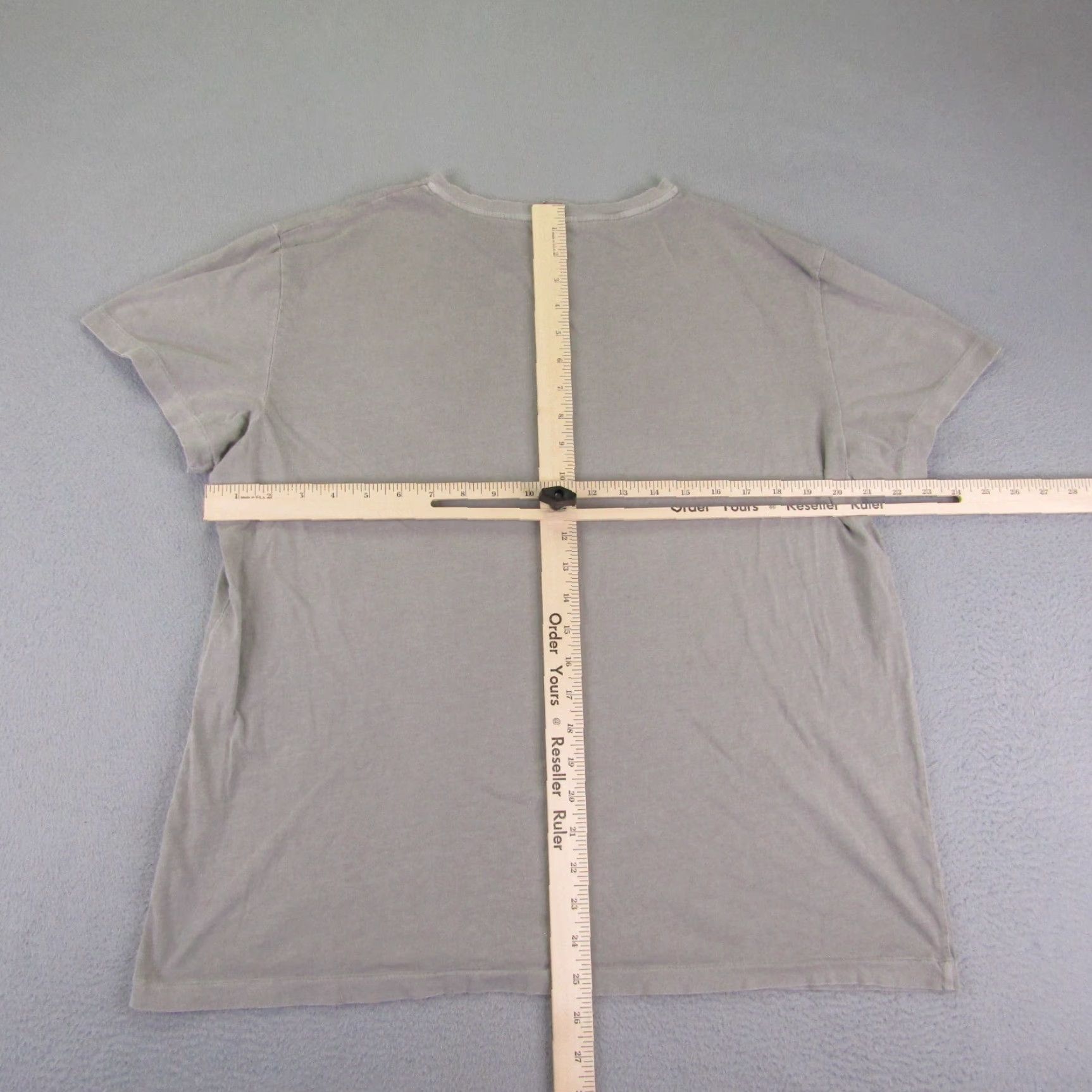 Polo Ralph Lauren VINTAGE Polo Ralph Lauren Shirt Mens Large Gray Solid V-Neck Short Sleeve Logo Casual Size US L / EU 52-54 / 3 - 7 Thumbnail