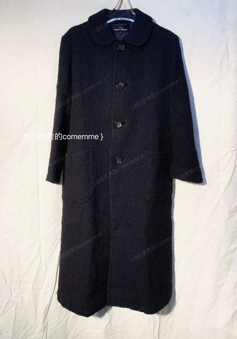 Comme des Garcons Comme Des Garcons Black Washed Sheep Ingot Collar Ball Col Size S / US 4 / IT 40 - 1 Thumbnail