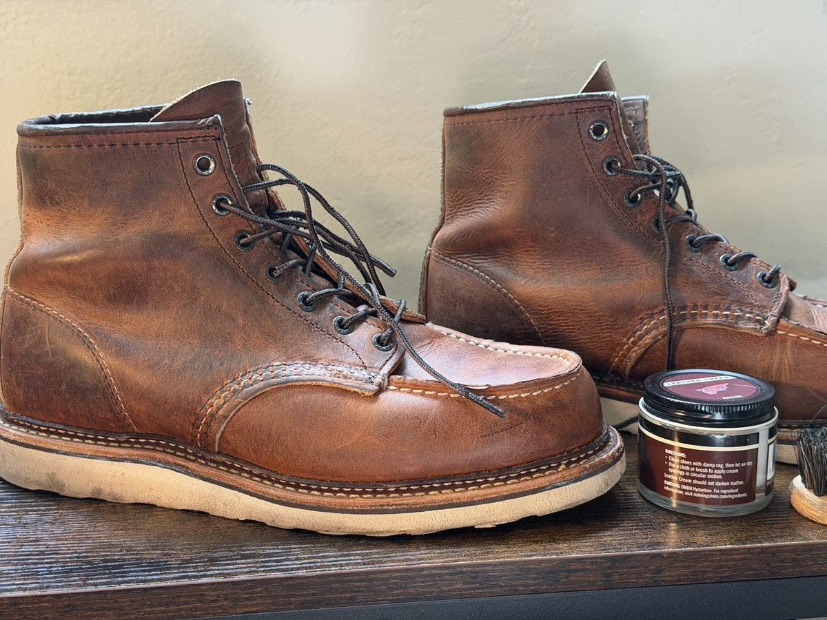 Red Wing Redwing Boots - 1907 Classic Moc Toe - Size 9 Size US 9 / EU 42 - 1 Thumbnail