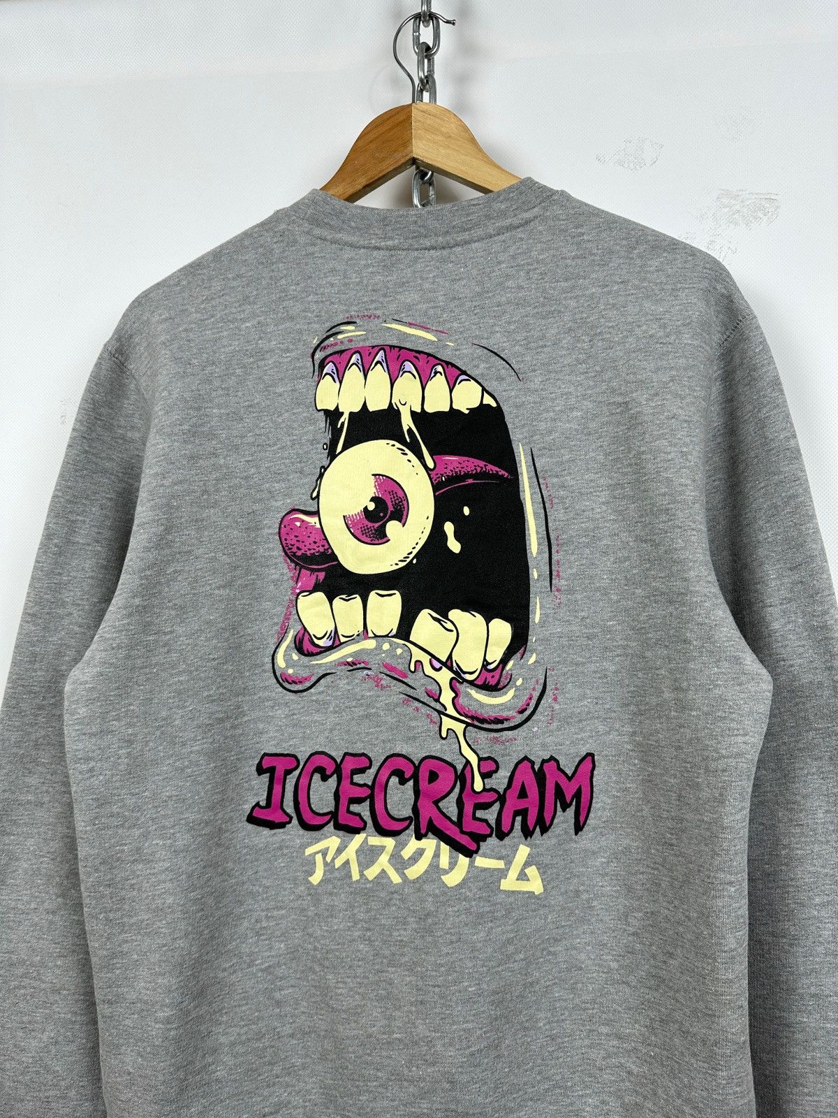 Icecream Ice Cream By Billionaire Boys Club Grey Sweatshirt Size US M / EU 48-50 / 2 - 10 Thumbnail