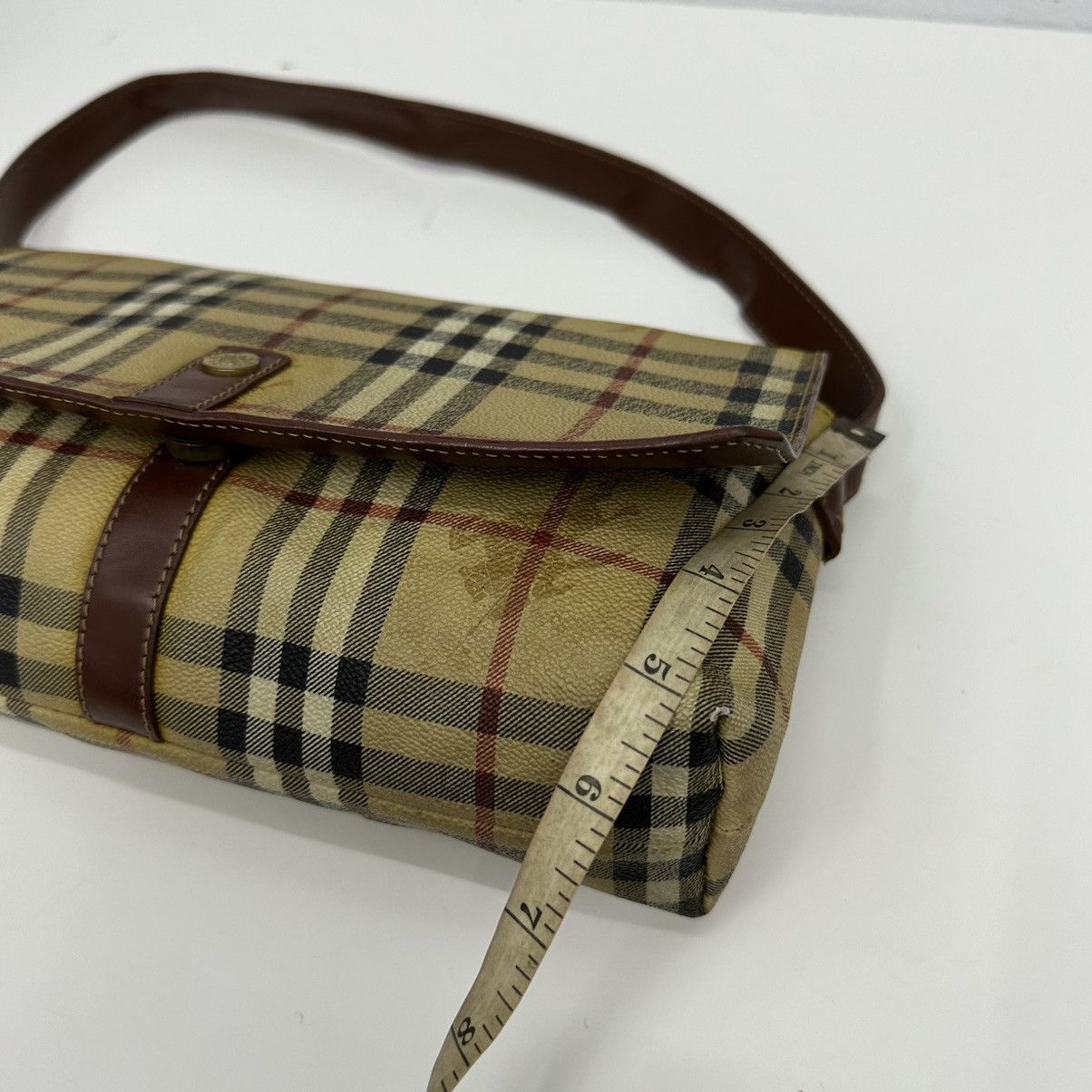 Burberry ‼️YES‼️ AUTHENTIC BURBERRY NOVA CHECK SHOULDER HANDBAG Size ONE SIZE - 14 Thumbnail