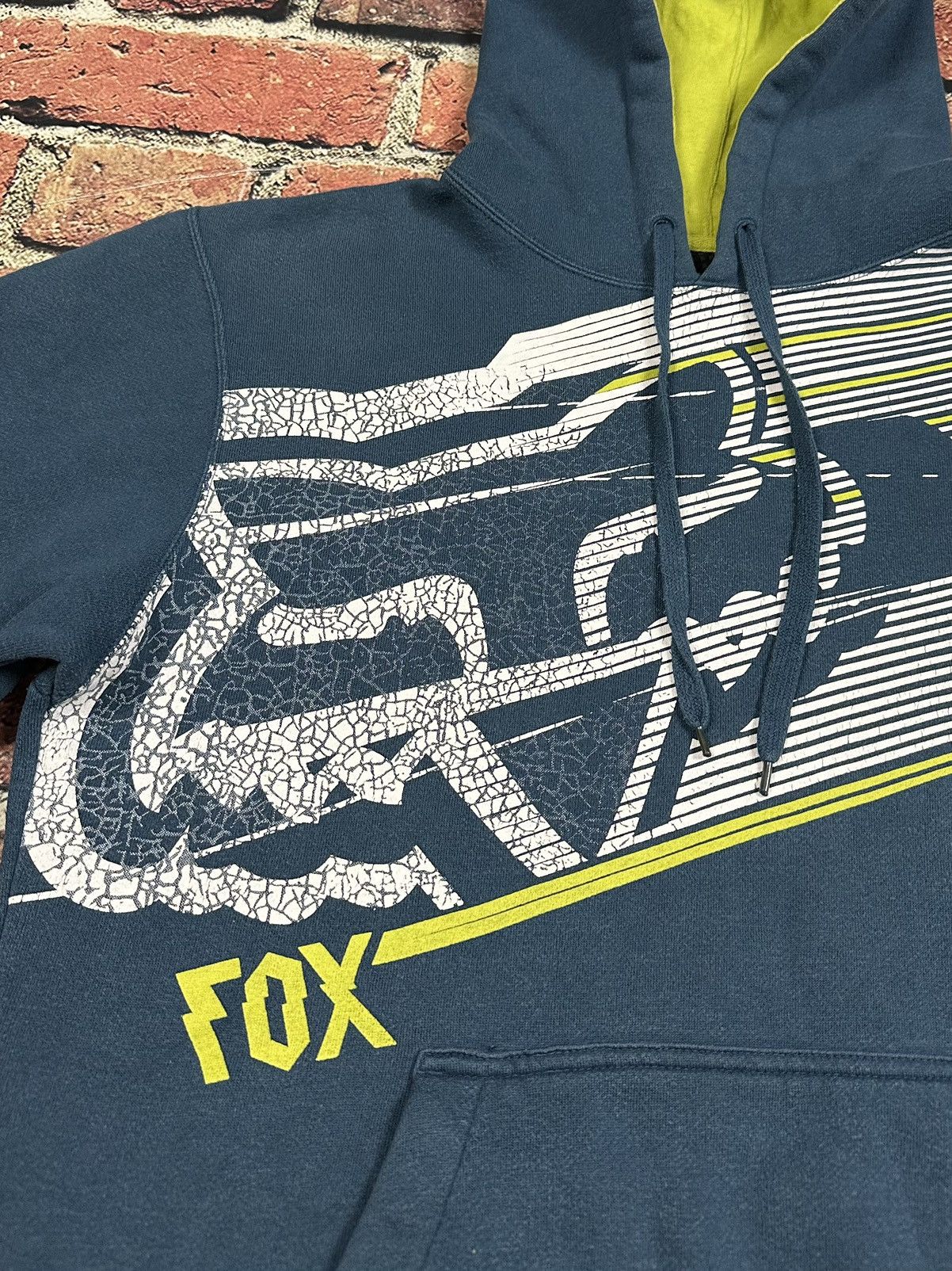 Fox Racing Y2K Vintage Fox Racing Hoodie Sweatshirt Cyber Grunge Size US M / EU 48-50 / 2 - 6 Thumbnail