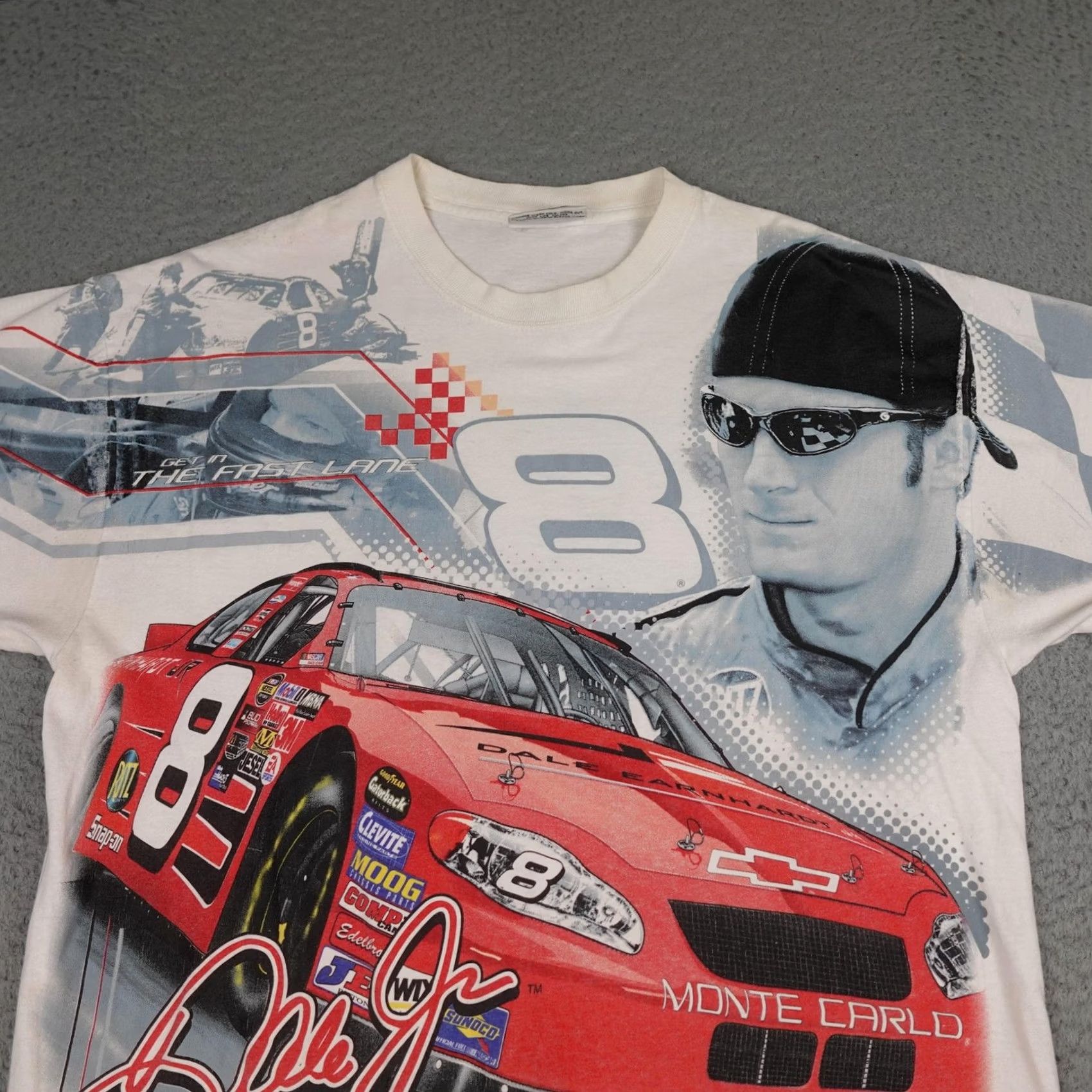 Chase Authentics VINTAGE Dale Earnhardt Jr Shirt Mens M White Chase Authentics NASCAR AOP Shirt Size US M / EU 48-50 / 2 - 4 Thumbnail