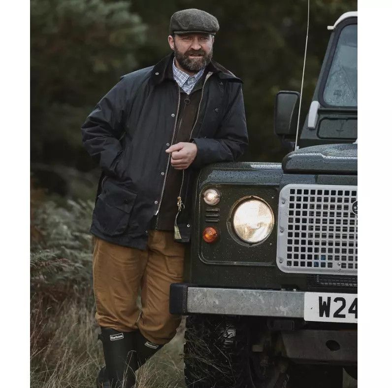 Barbour size 36 ~ U.K. Made - Barbour Beaufort Wax Jacket MSRP$495 Size US S / EU 44-46 / 1 - 6 Thumbnail