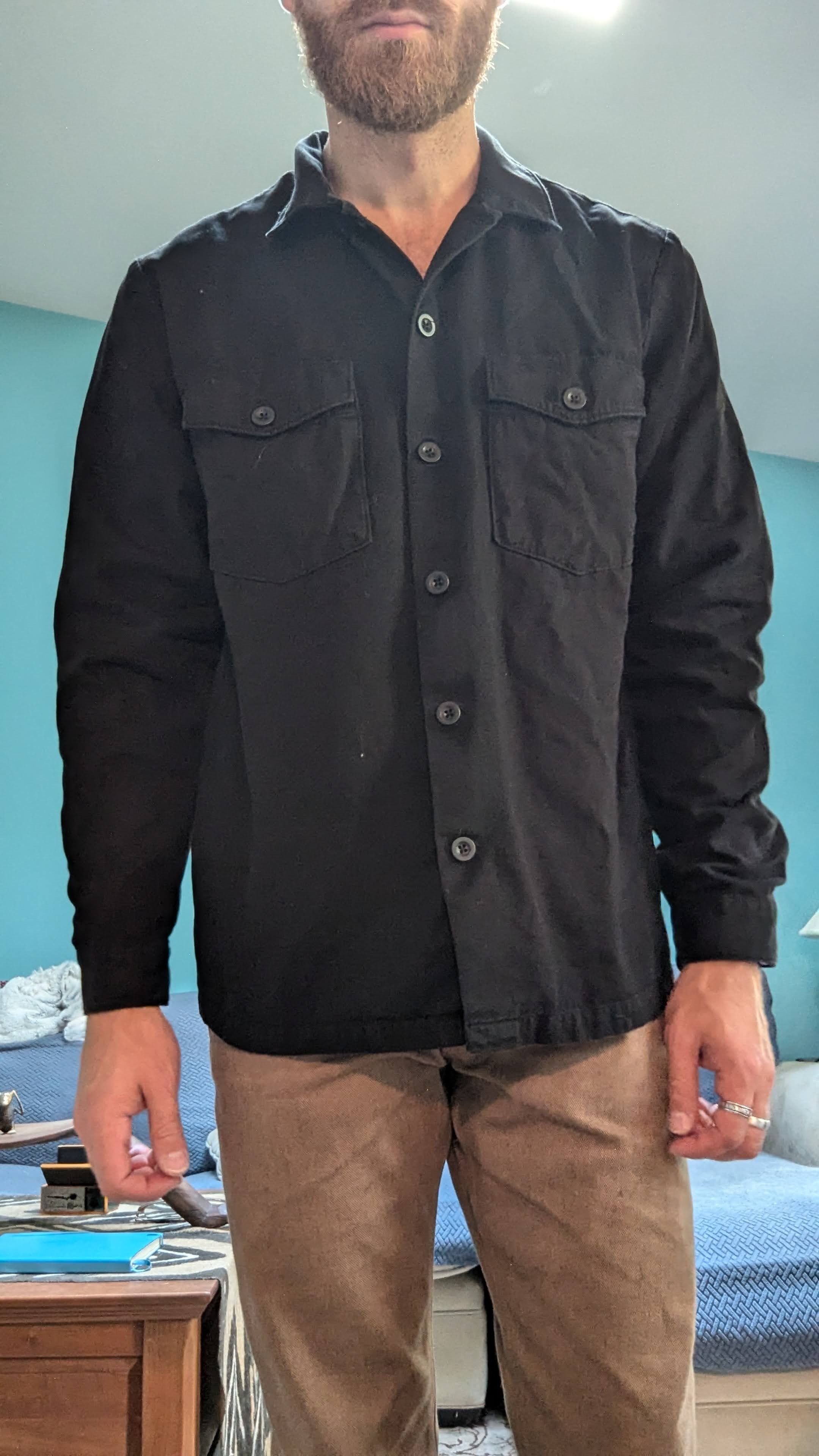 A Day's March Cotton Overshirt Size US L / EU 52-54 / 3 - 2 Thumbnail
