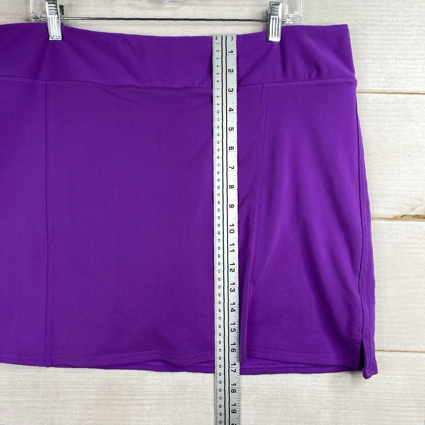 Adidas Adidas Skort Womens XL Purple ClimaCool Athletic Shorts Golf Tennis Short Skirt Pull-On Stretch Sports Women XL Purple Adidas Skort Size 40" / US 18 - 4 Thumbnail