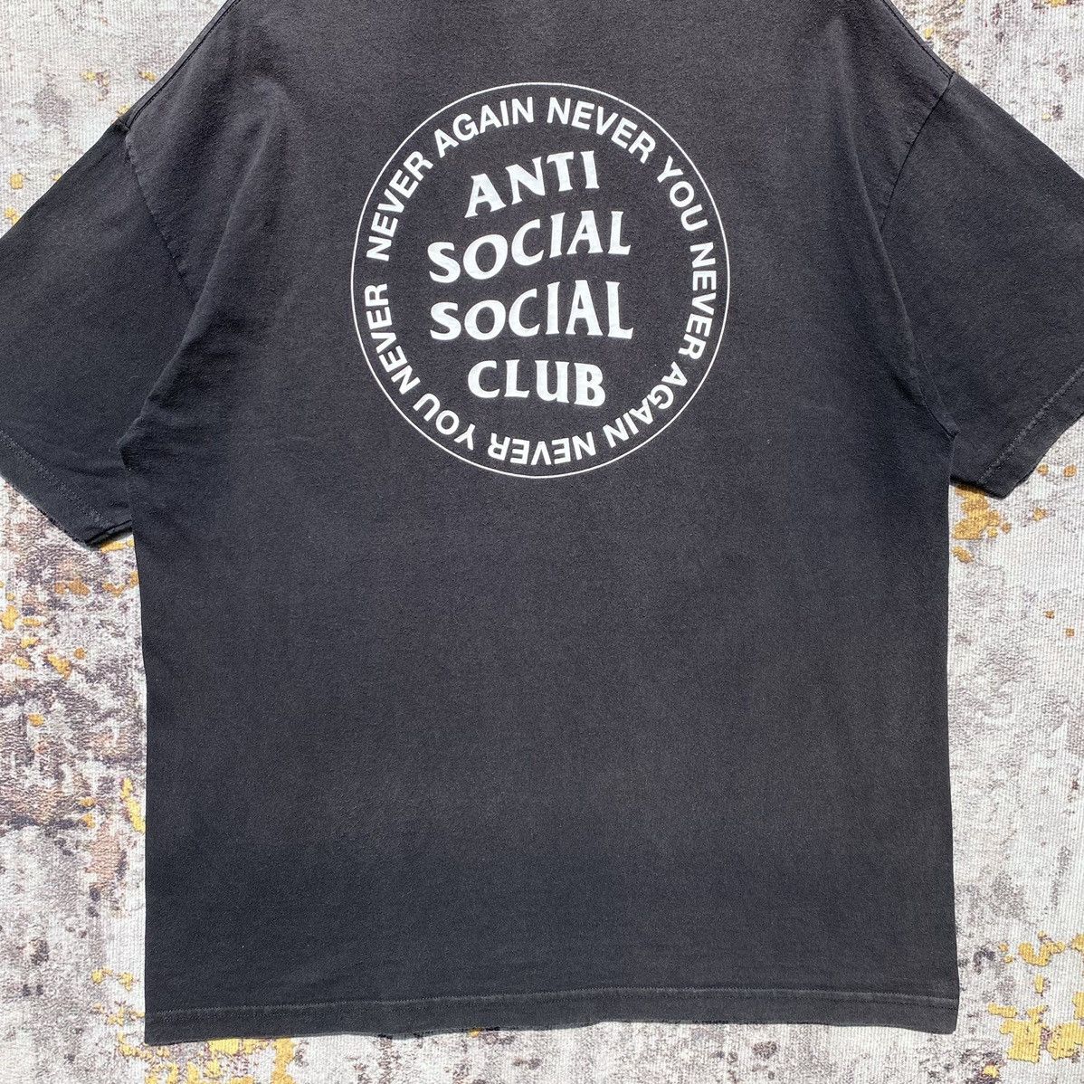 Anti Social Social Club Anti Social Social Club Never Again Never You Shirt SunFaded Size US XL / EU 56 / 4 - 11 Thumbnail