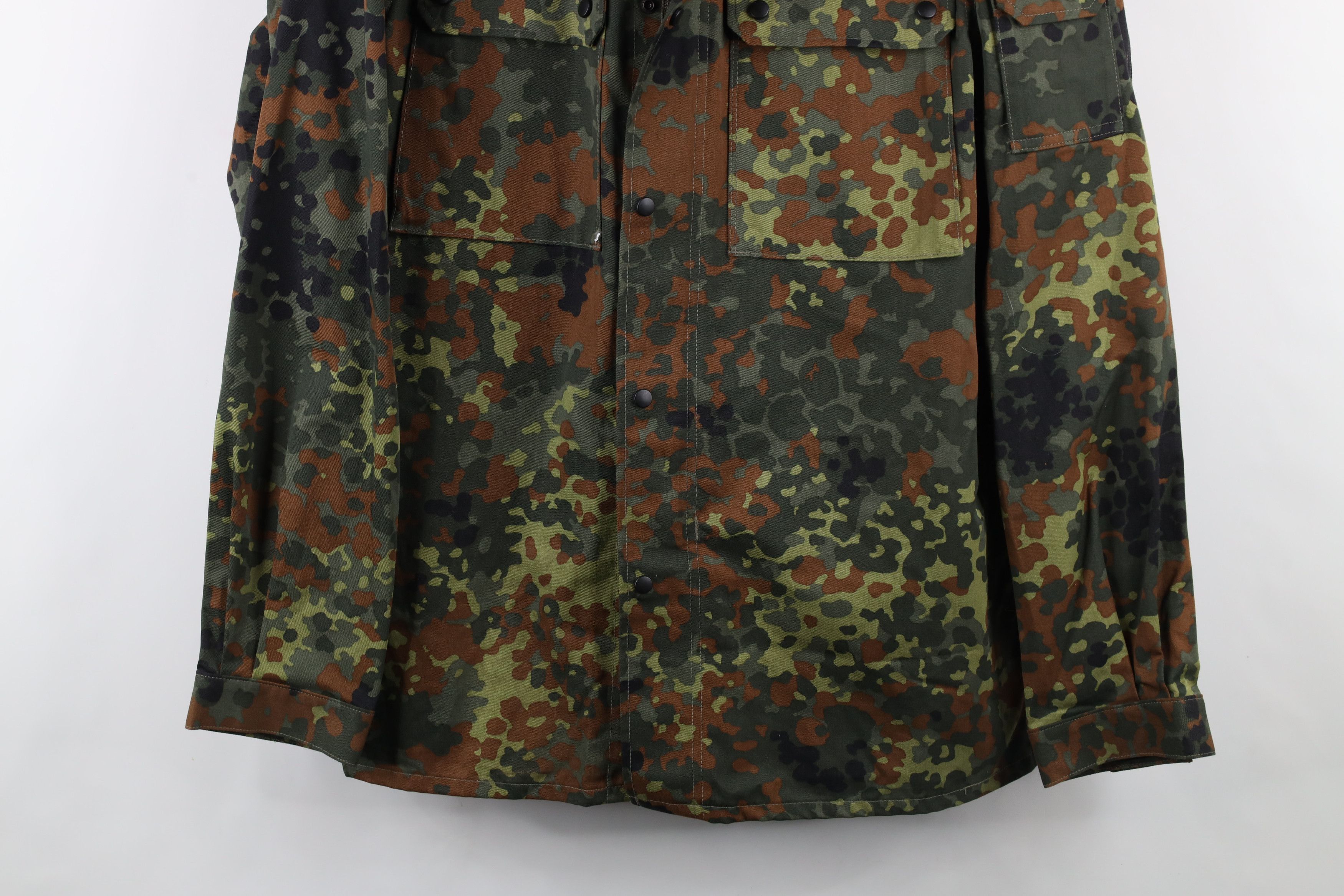 Vintage Vintage 90s German Military Camouflage Field Combat Jacket Size US XL / EU 56 / 4 - 3 Thumbnail