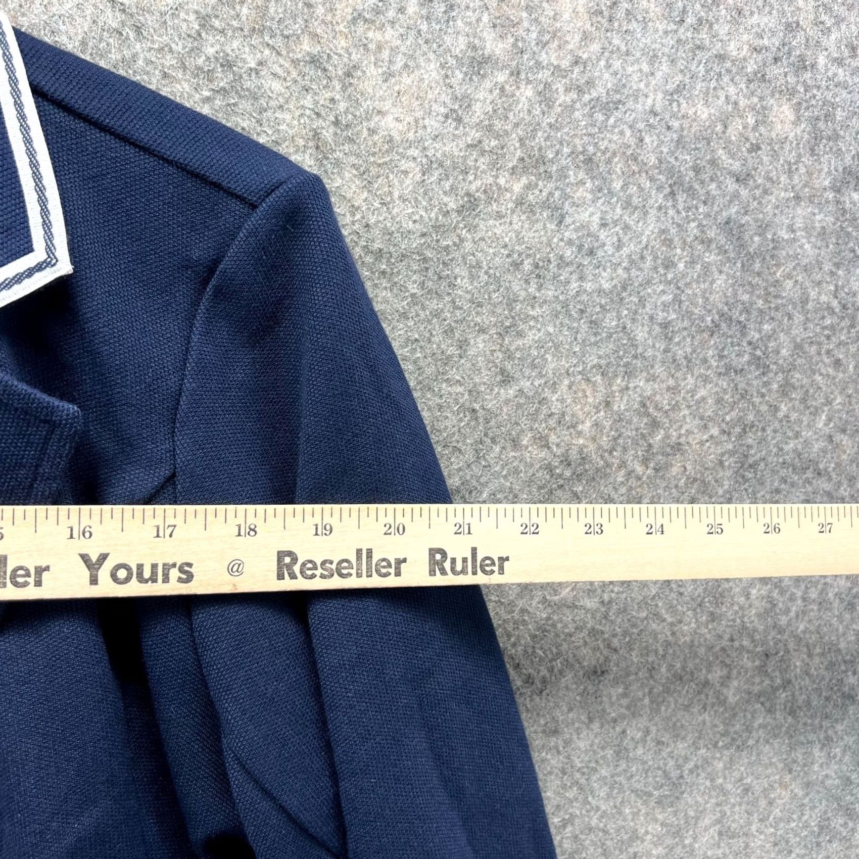Tommy Hilfiger VINTAGE Tommy Hilfiger Blazer Women Large Sports Jacket Coat Blue Navy Polyester Casual Size L / US 10 / IT 46 - 7 Thumbnail