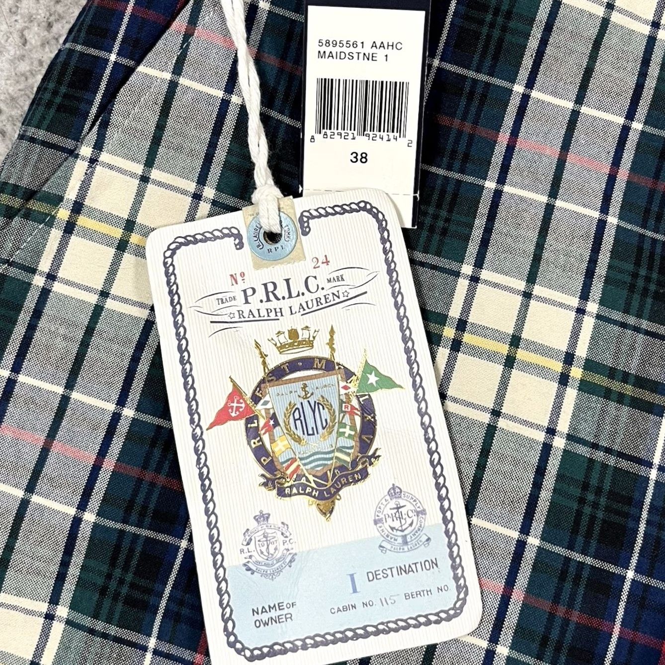 Polo Ralph Lauren Polo Ralph Lauren Shorts Mens 38 Plaid Chino Cotton Preppy Golf Casual New Size US M / EU 48-50 / 2 - 4 Thumbnail