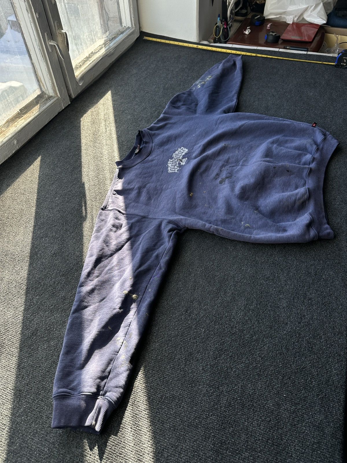 Quiksilver ARCHIVE🚨 VNTG QUIKSILVER DISTRESSED BIG 3D LOGO SWEATSHIRT Size US L / EU 52-54 / 3 - 3 Thumbnail