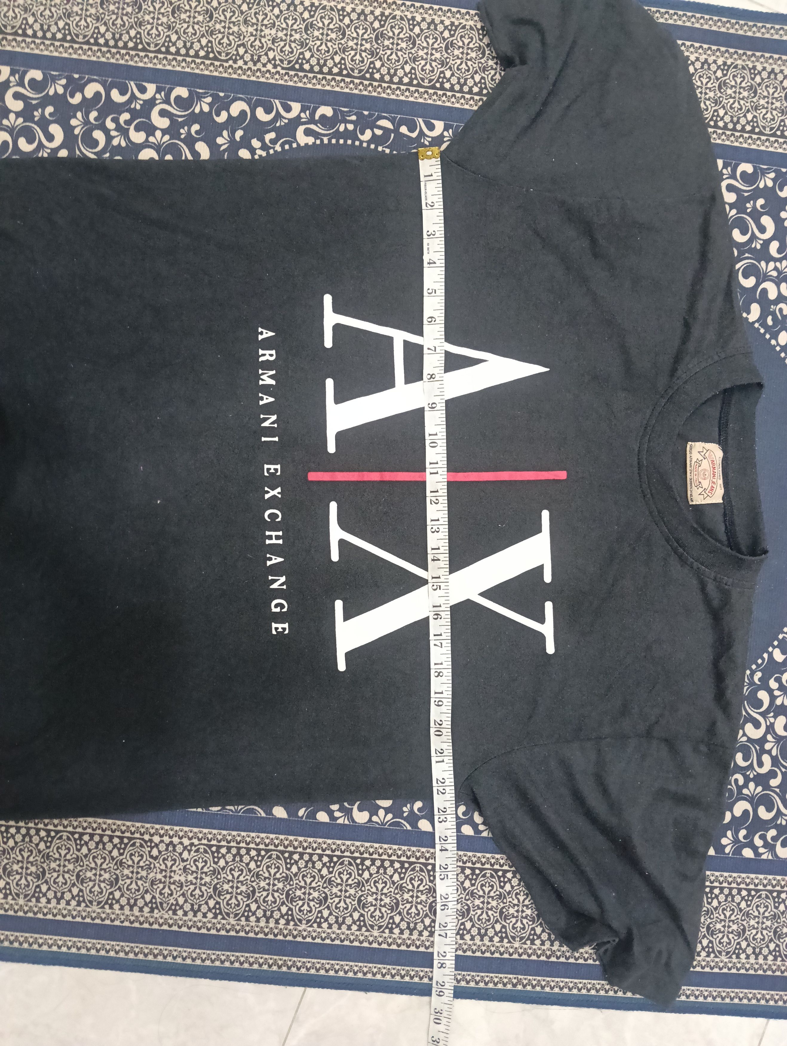 Armani Vintage Armani Jeans Shirt Spell Out Size US XL / EU 56 / 4 - 4 Thumbnail
