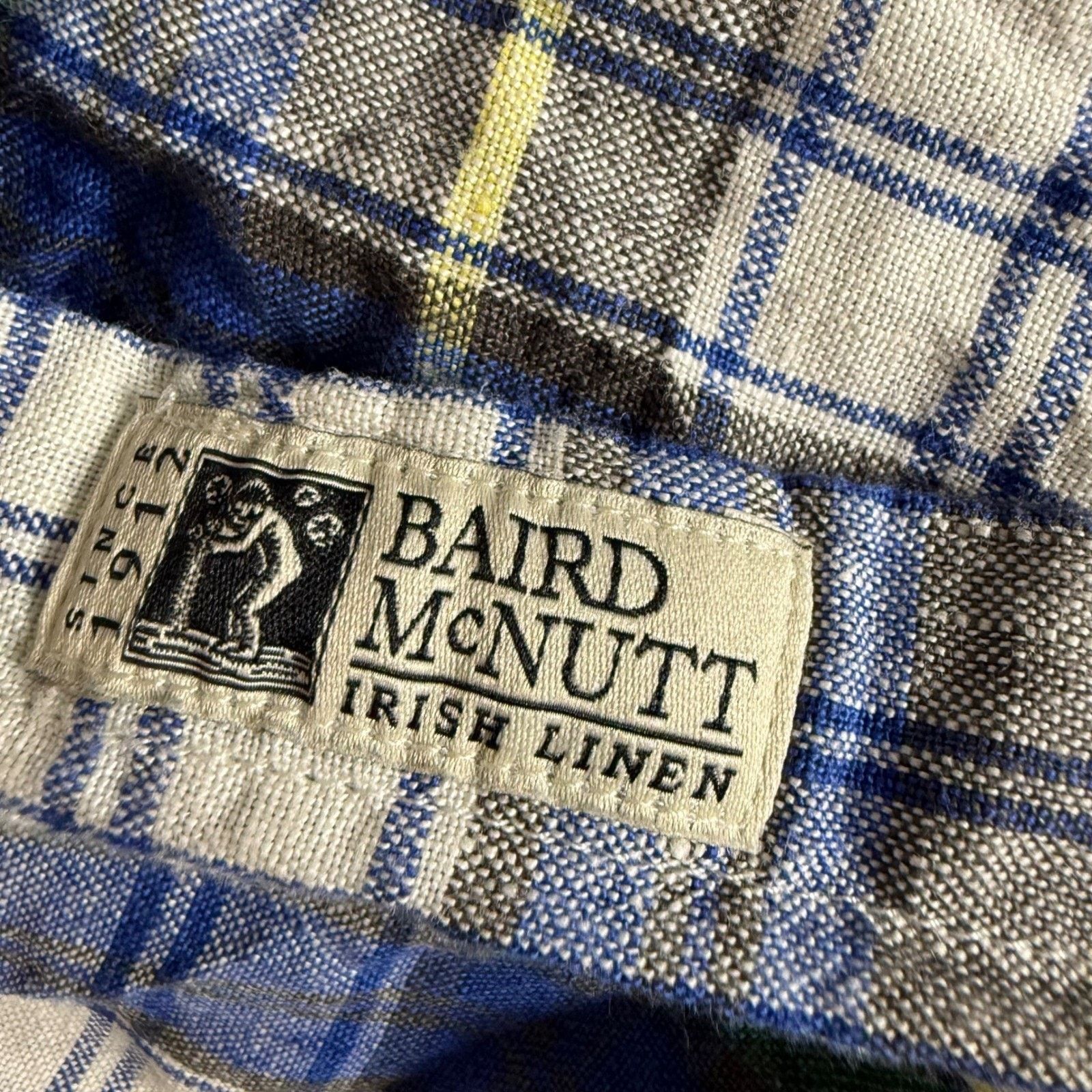 J.Crew J.Crew Baird McNutt Irish Linen Shirt Mens M Slim Plaid Size US M / EU 48-50 / 2 - 3 Thumbnail