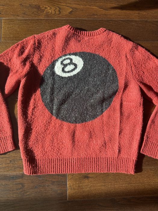 Stussy Stussy 8 ball Brushed Mohair Knit Sweater | Grailed