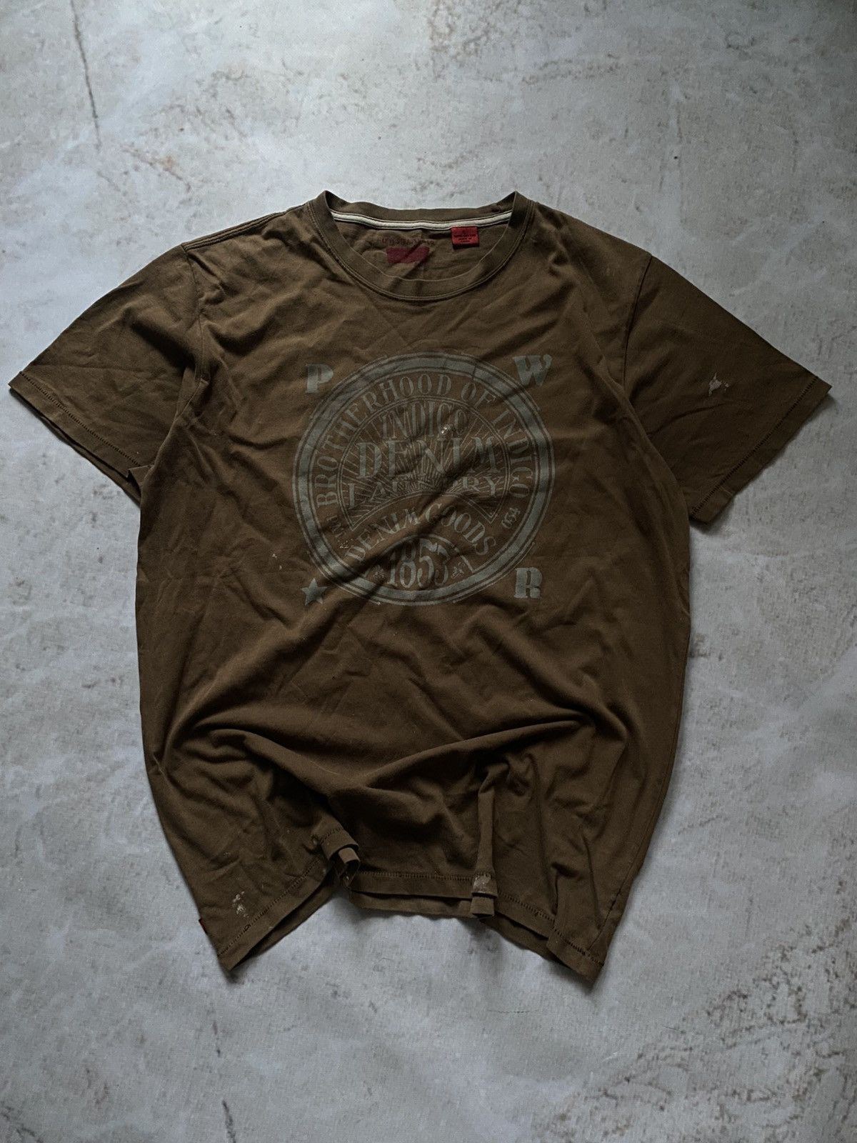 Japanese Brand × Kapital × Levi's Vintage Levi’s Thrashed T-shirt Russell Athletic style Size US L / EU 52-54 / 3 - 1 Thumbnail