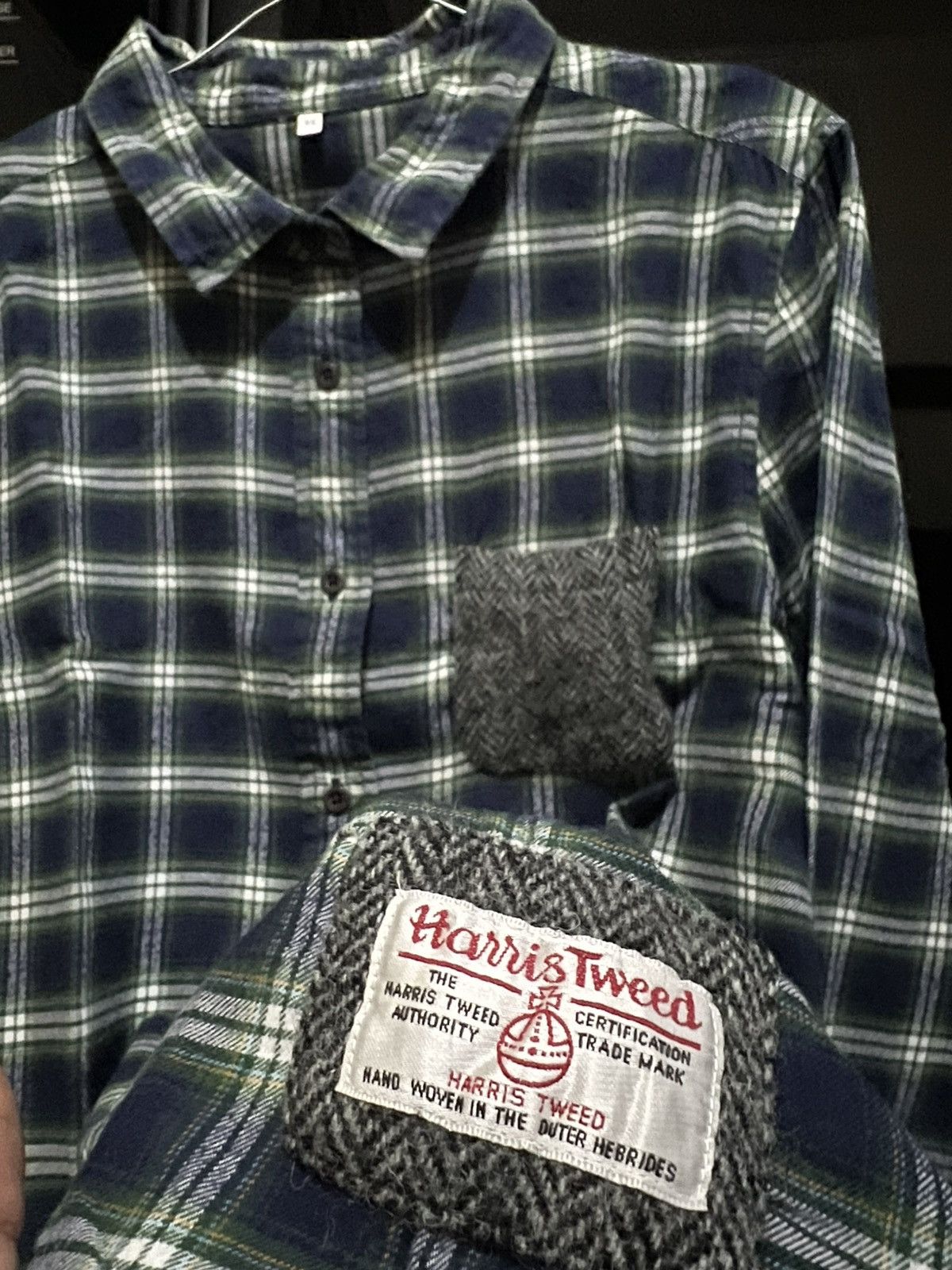 Harris Tweed Harris Tweed x Closhi Japanese Brand Button Ups Flannel Size XL / US 12-14 / IT 48-50 - 3 Thumbnail