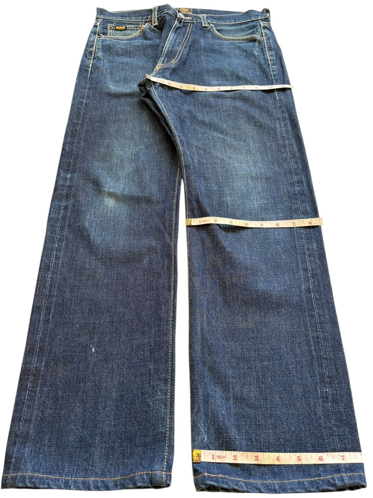 X-LARGE Vintage Japanese X-Large Selvedge Blue Wash Loose Jeans Size US 30 / EU 46 - 15 Thumbnail