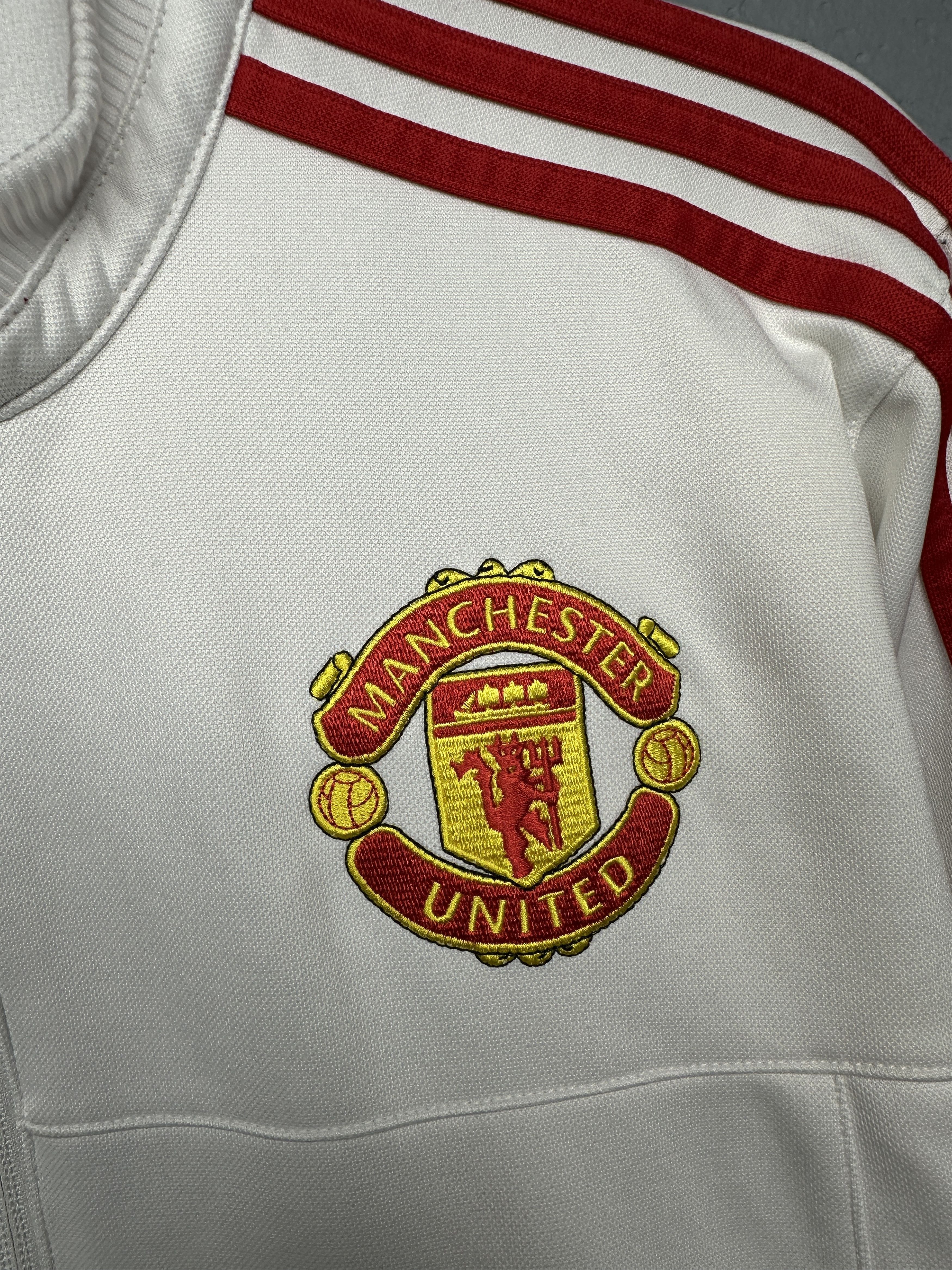 Adidas Adidas Manchester United Mens Track Top Jacket Size US L / EU 52-54 / 3 - 3 Thumbnail