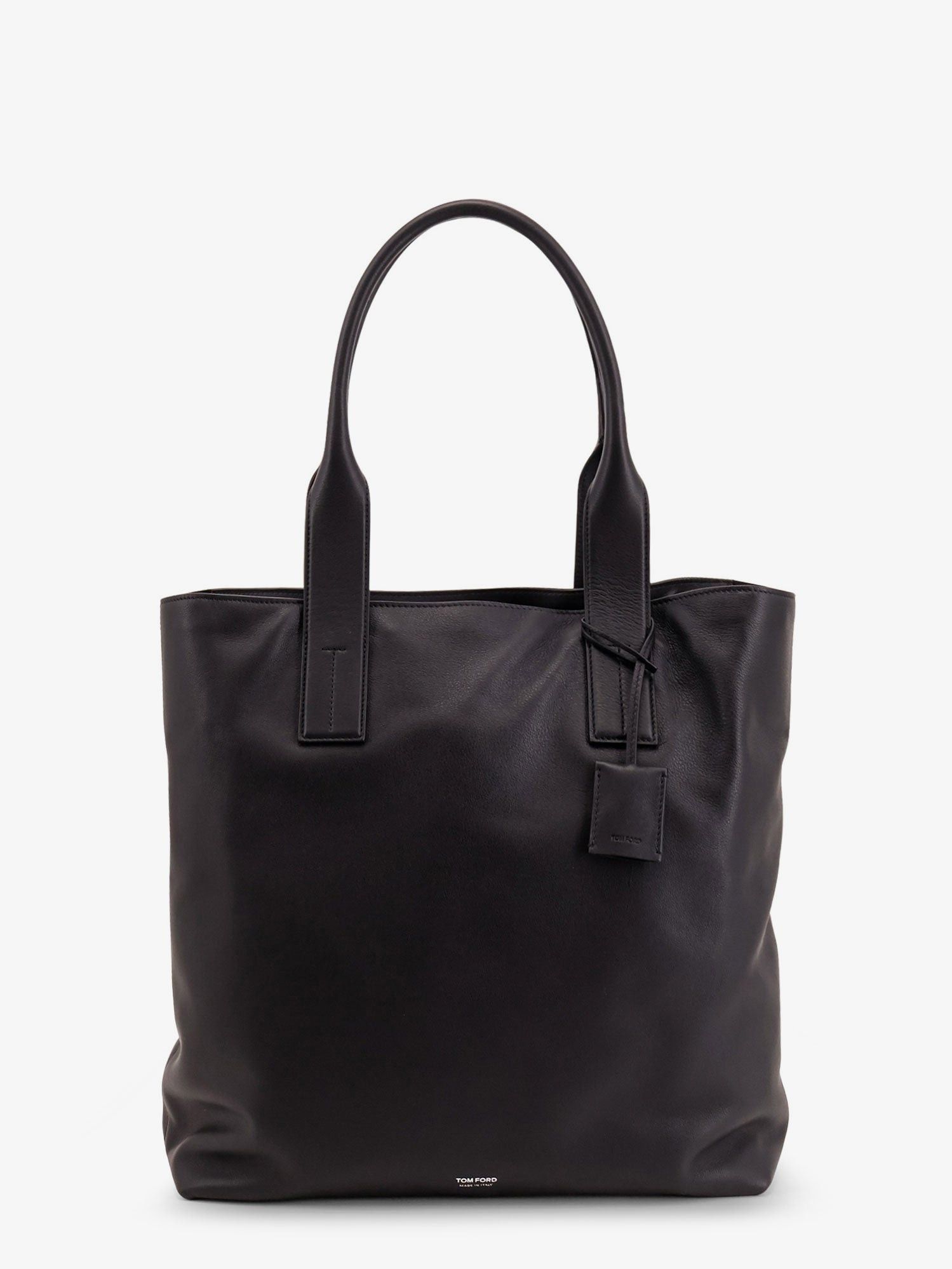 Tom Ford Leather Shopping Bag With Logo Lettering On The Bottom Size ONE SIZE - 1 Thumbnail