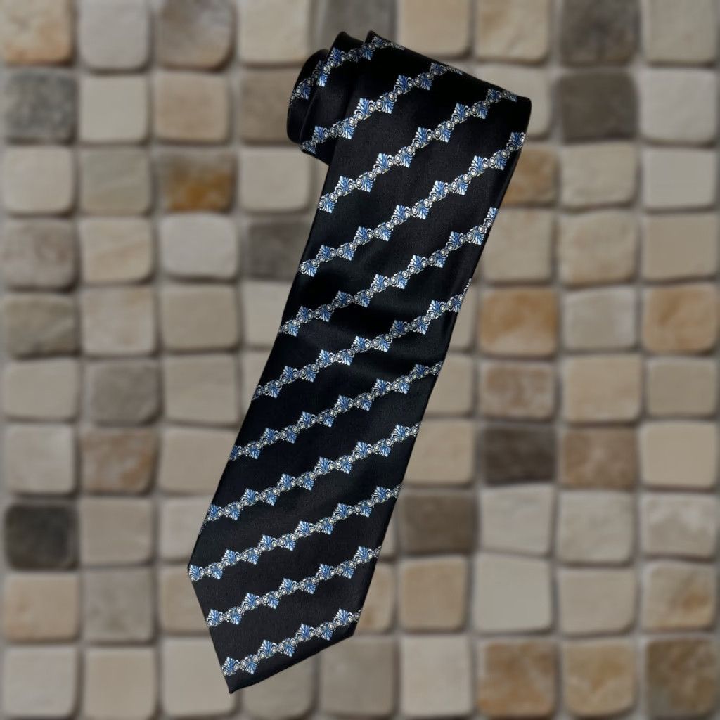 Brioni Brioni Men's Luxury Silk Tie Filigree Handmade in Italy Size ONE SIZE - 1 Thumbnail