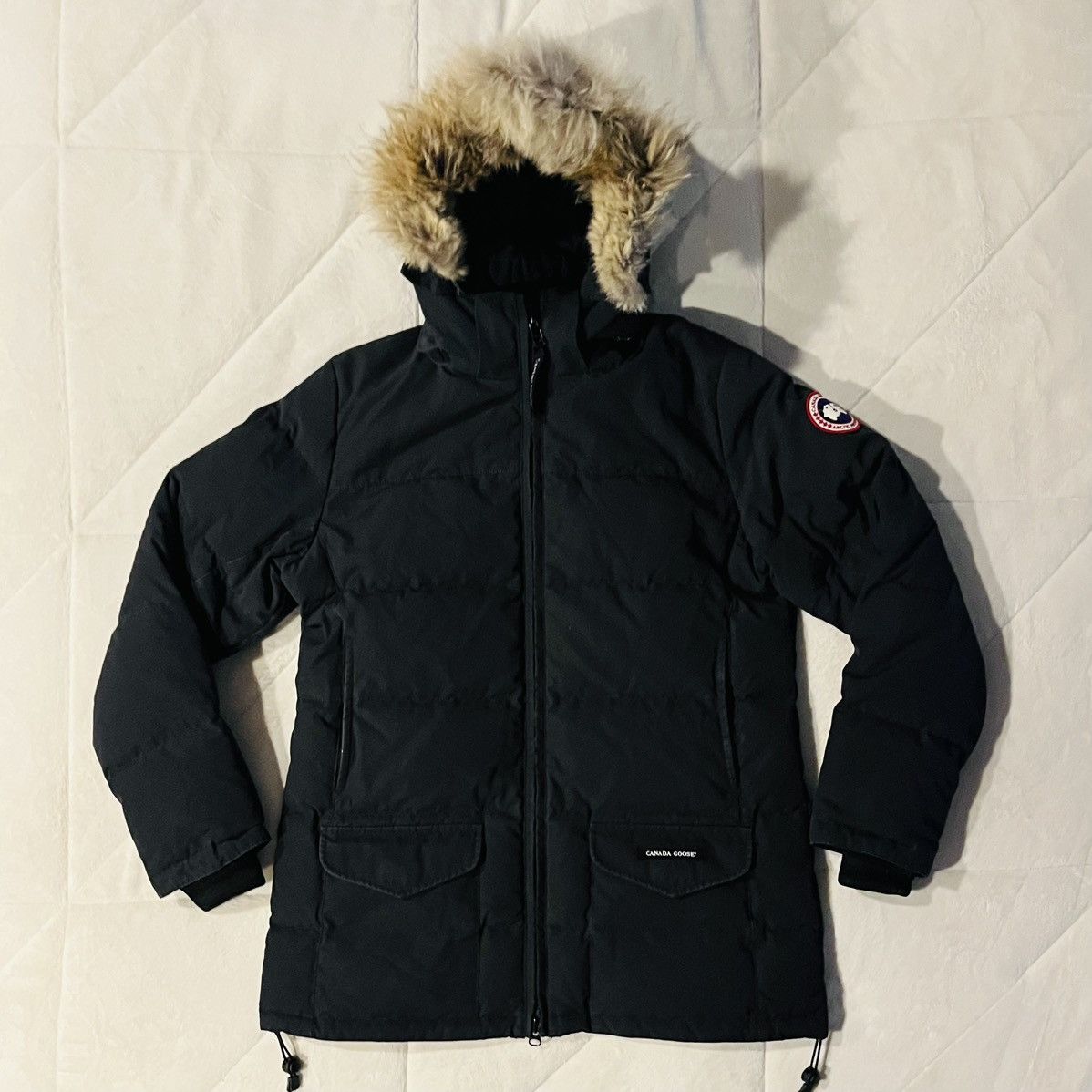 Canada Goose Solaris Coyote Fur Down Jacket Women’s Large
