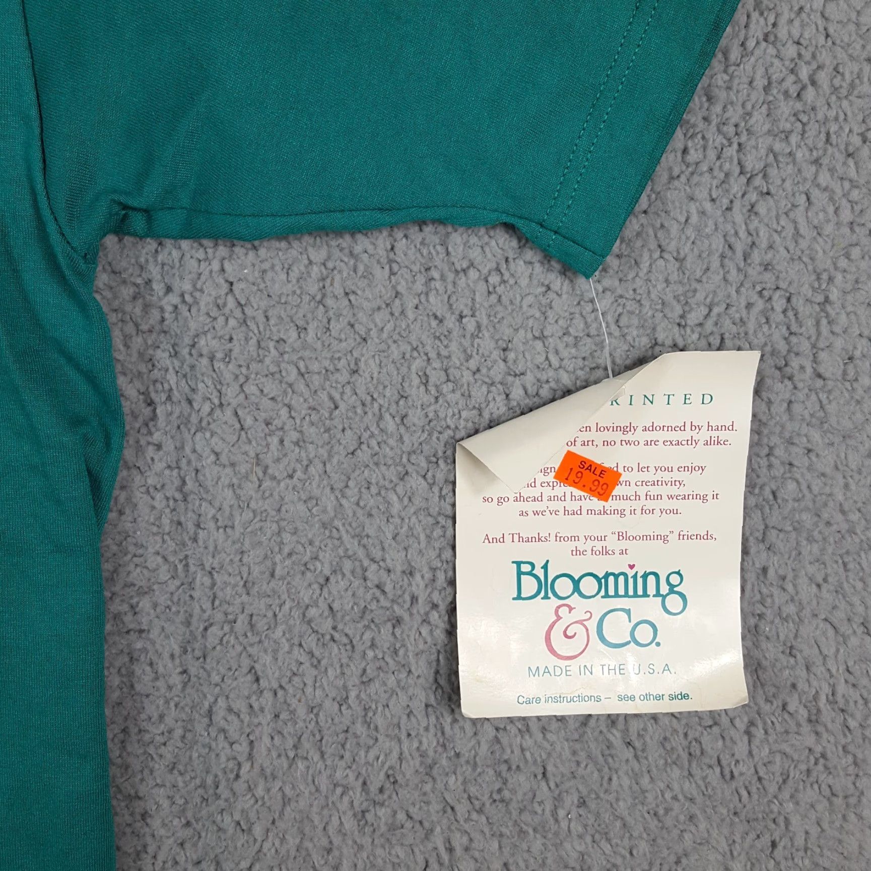 Vintage VINTAGE Blooming & Co 90s Preppy Scottish Terrier Dog Collared T-Shirt Size Large Blue Mens Size US L / EU 52-54 / 3 - 4 Thumbnail