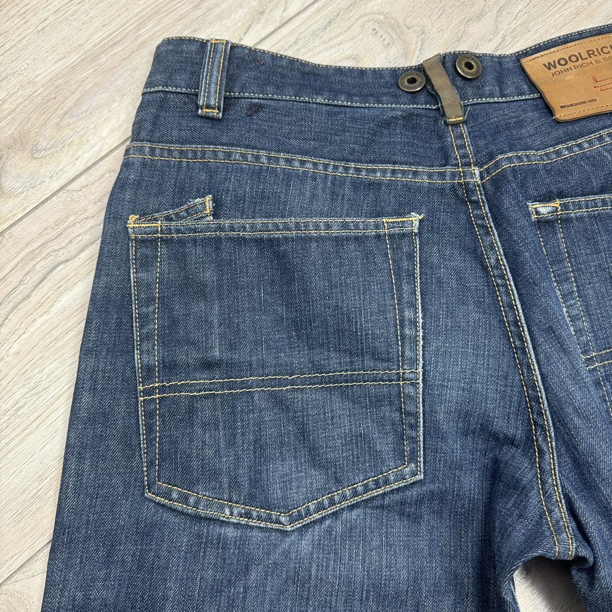 Vintage Rare Vintage Woolrich Outdoor Essential Blue Denim Jeans Size US 31 - 17 Thumbnail