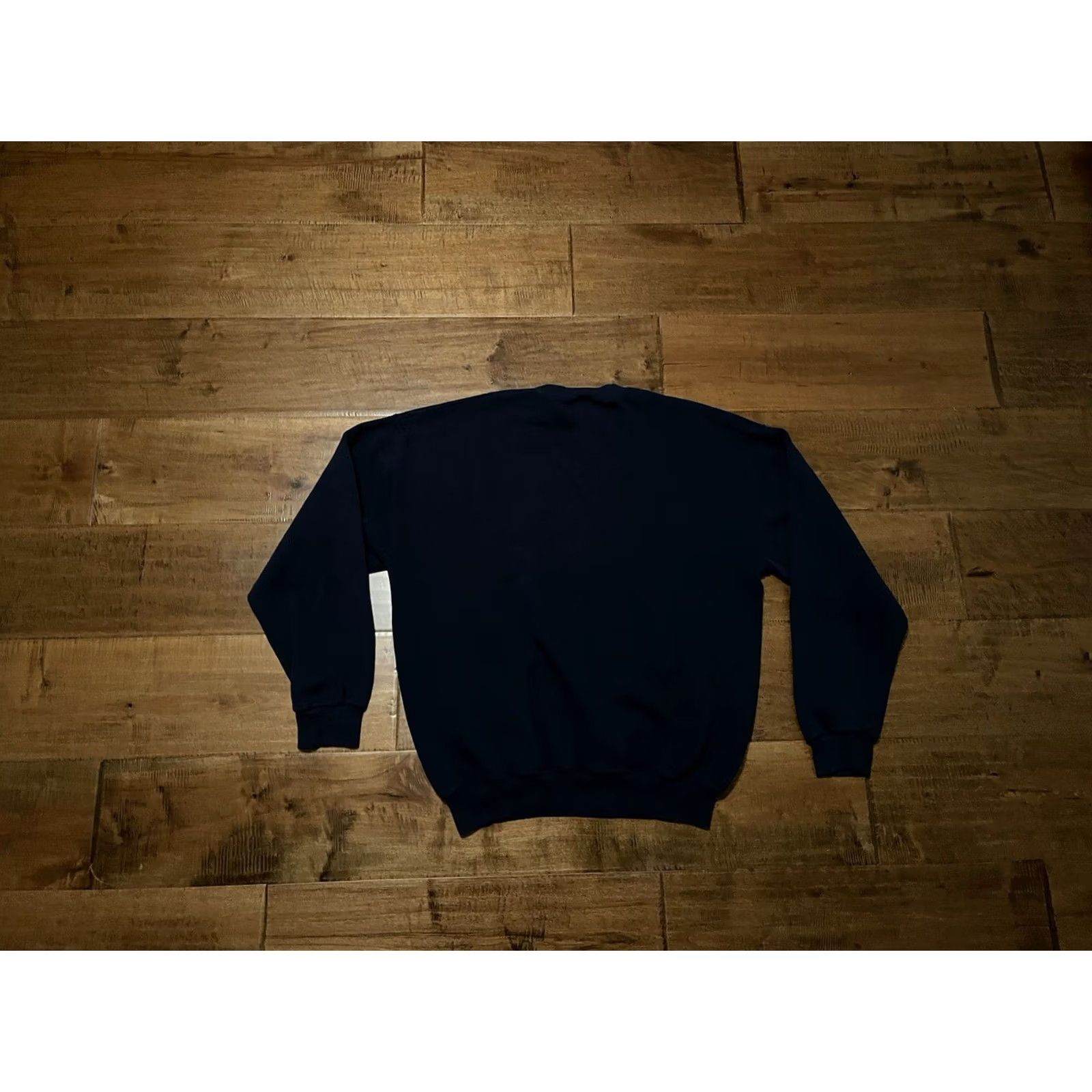 Russell Athletic VINTAGE Russell Blank Crewneck Sweatshirt Men's XLT Tall Navy Blue Y2K 50/50 Size US XL / EU 56 / 4 - 3 Thumbnail