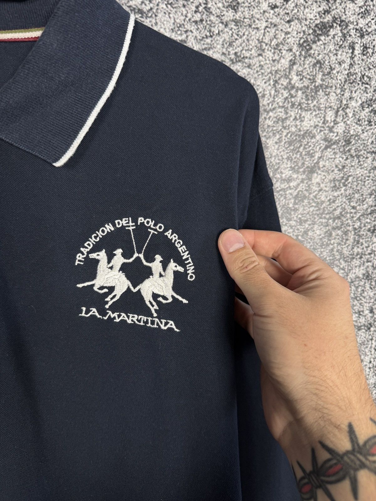 La Martina Rare La Martina Maserati Long Sleeve Polo Shirt Racing 3XL Size US XXL / EU 58 / 5 - 7 Thumbnail