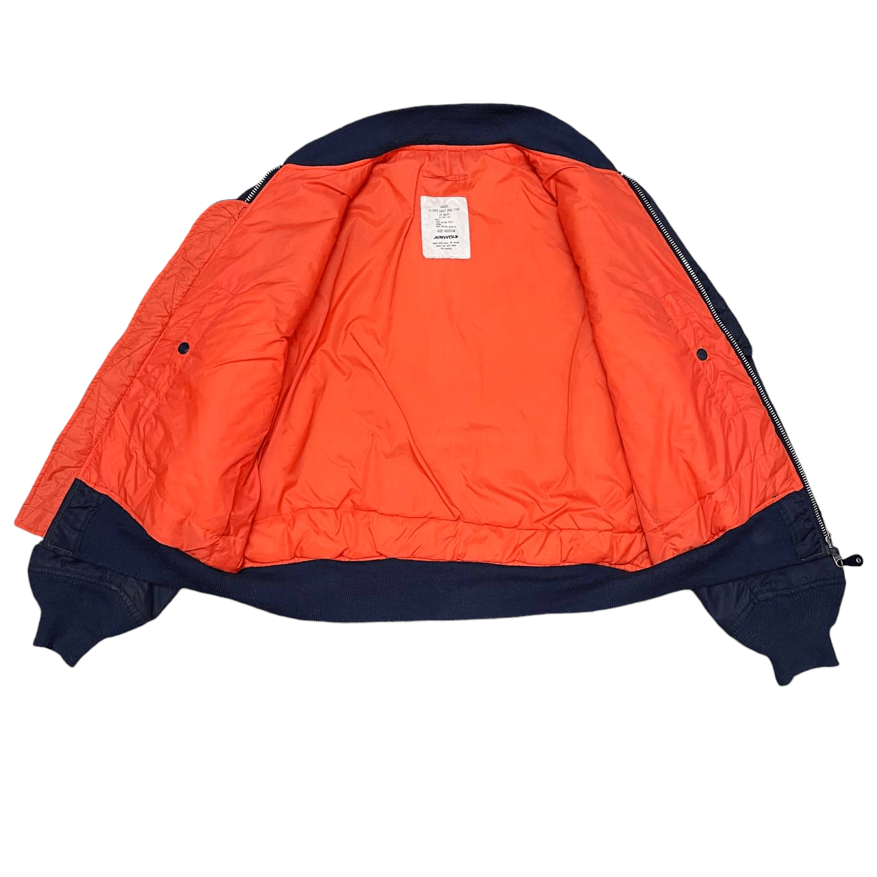 Japanese Brand Vintage 80's Air Wolf Super Helicopter Flyers Bomber Jacket Size US M / EU 48-50 / 2 - 9 Thumbnail