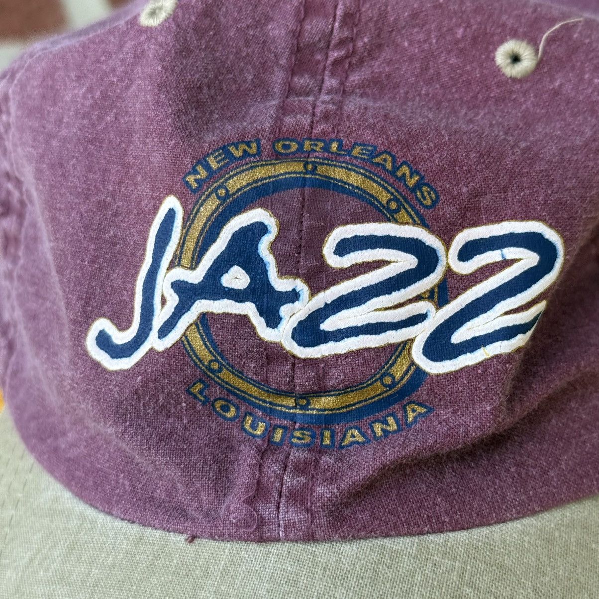 Vintage Vintage 90’s New Orleans Jazz Louisiana Adjustable Cap Size ONE SIZE - 3 Thumbnail