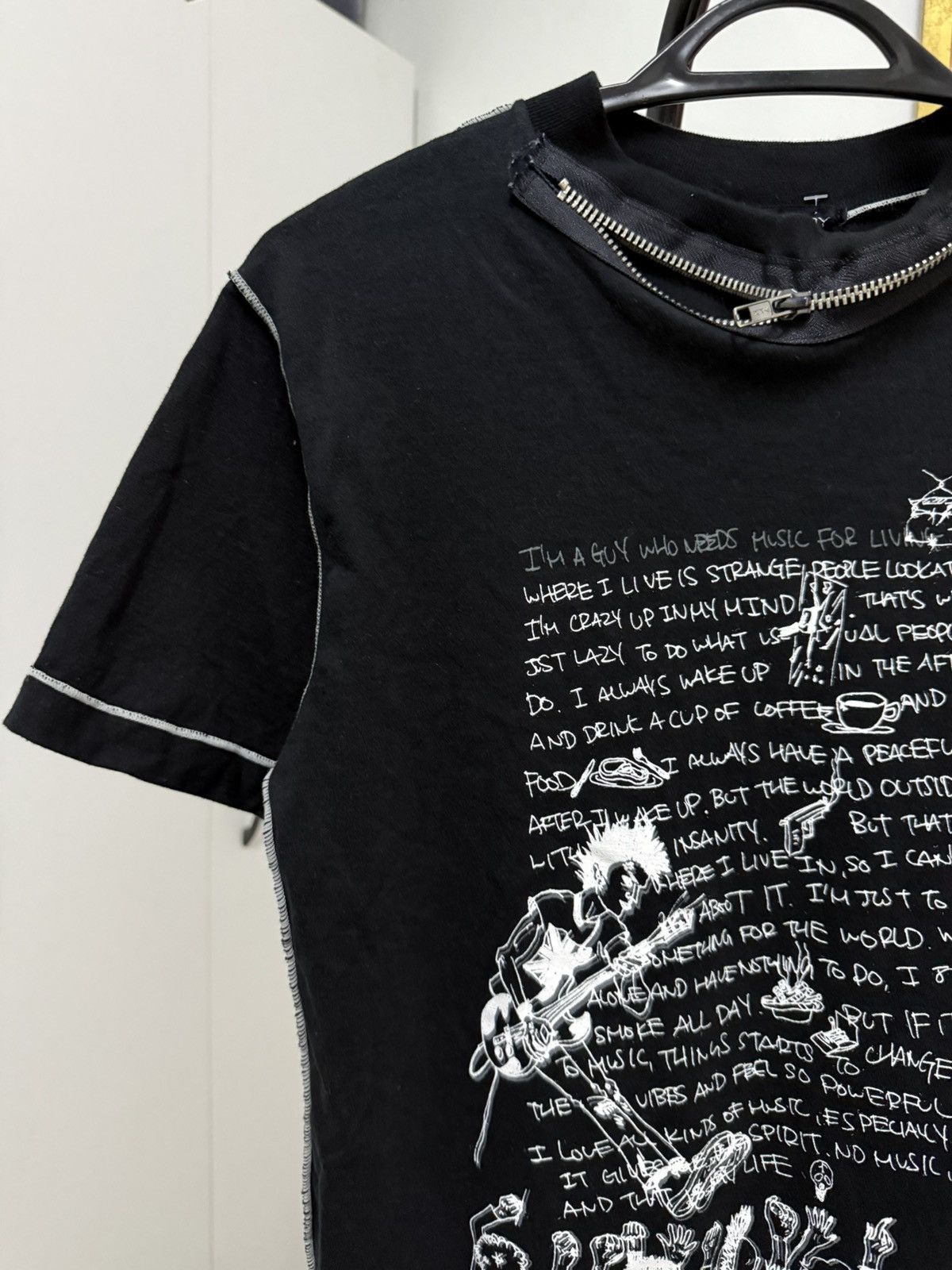 Japanese Brand Vintage Milkboy Wording black shirt Size US S / EU 44-46 / 1 - 5 Thumbnail