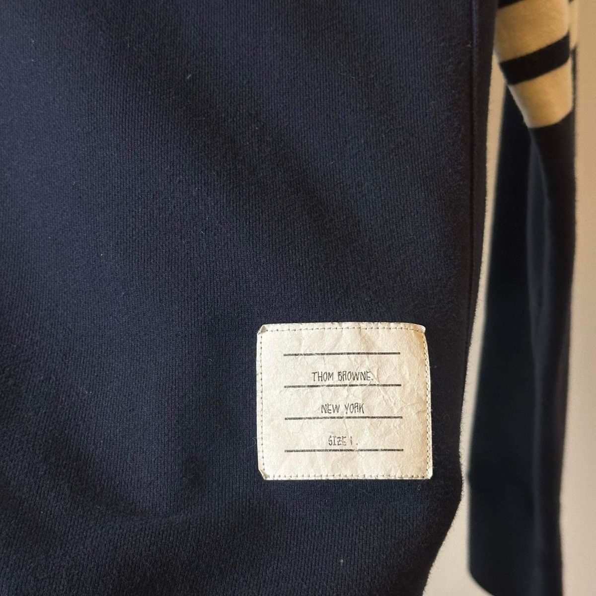 Thom Browne THOM BROWNE 4 BAR NAVY SWEATER Size US L / EU 52-54 / 3 - 6 Thumbnail