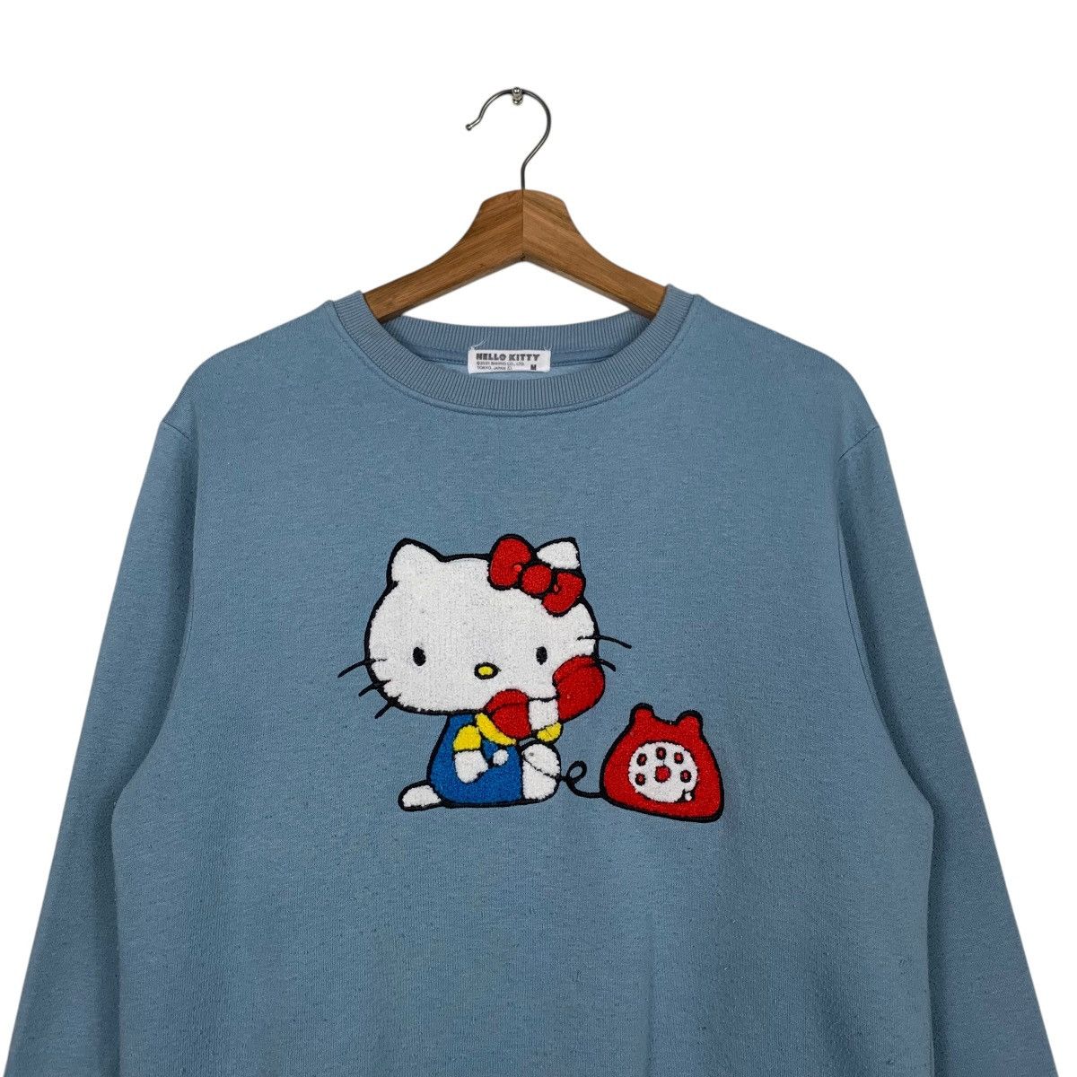 Cartoon Network HELLO KITTY Big Logo Crewneck Sweatshirts #1683-C75 Size M / US 6-8 / IT 42-44 - 2 Thumbnail