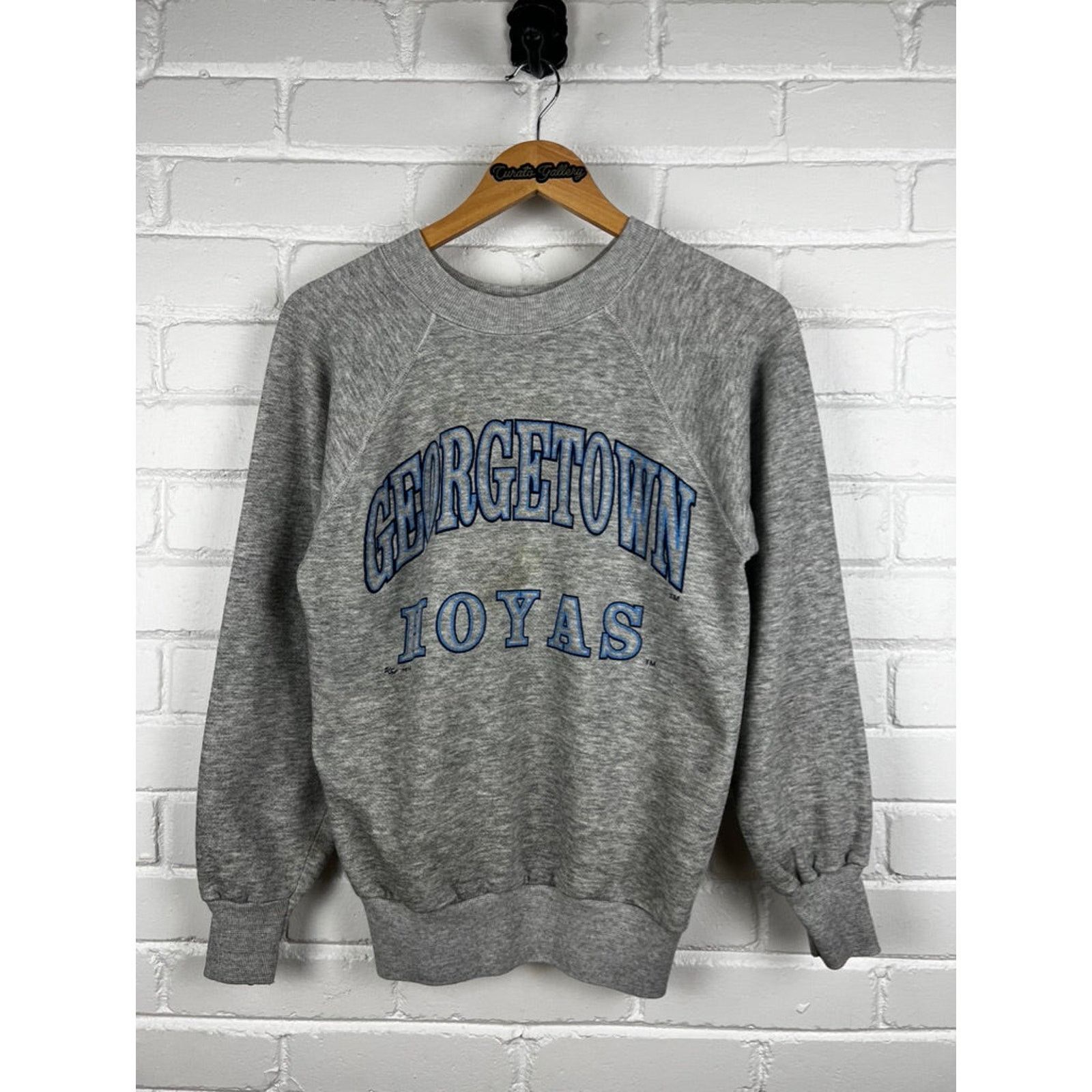 NCAA Vintage 1989 Georgetown Collegiate Sweatshirt Size S 80s Size US S / EU 44-46 / 1 - 1 Thumbnail