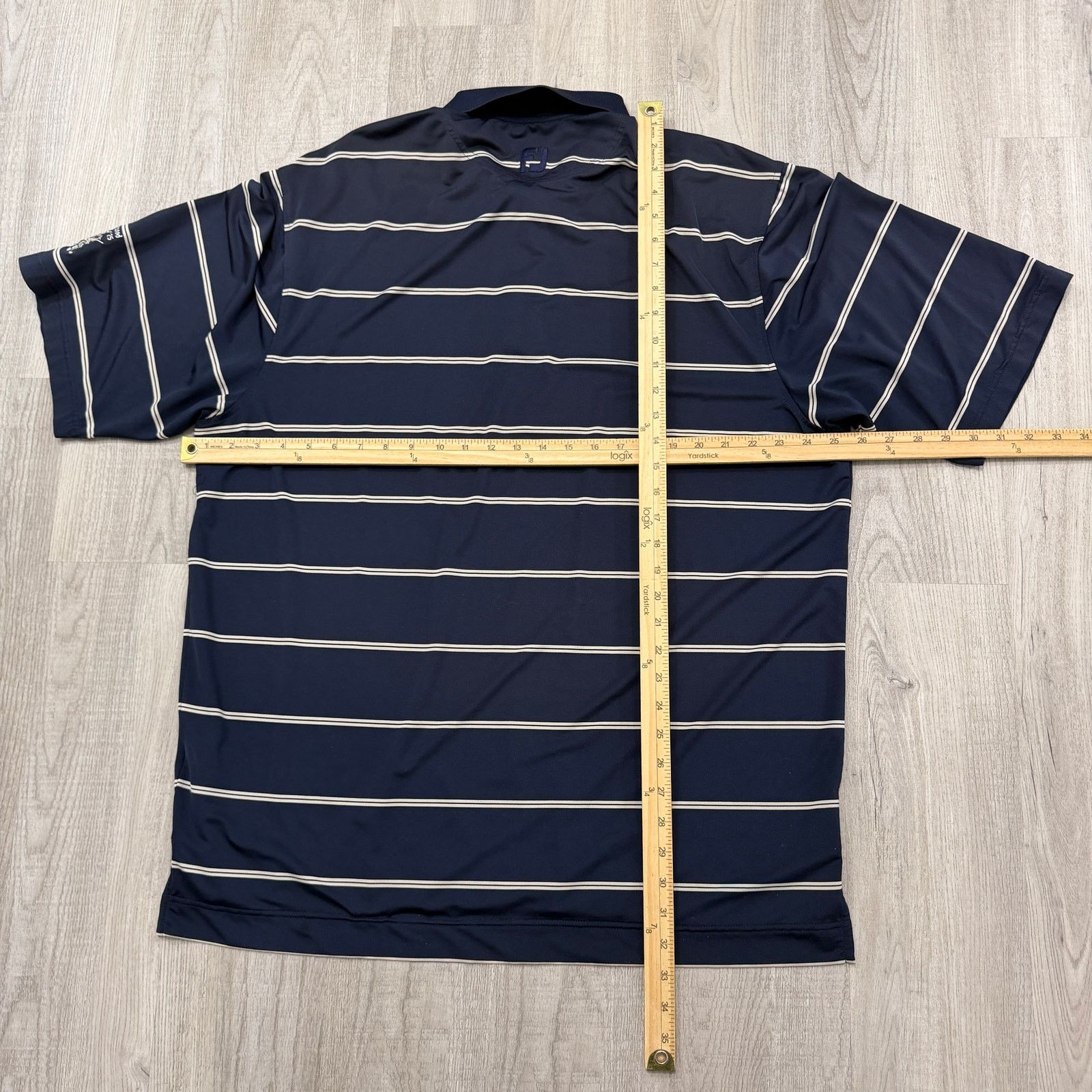 Footjoy Footjoy Polo Shirt Mens Extra Large Blue White Athletic Golf Size US XL / EU 56 / 4 - 8 Thumbnail