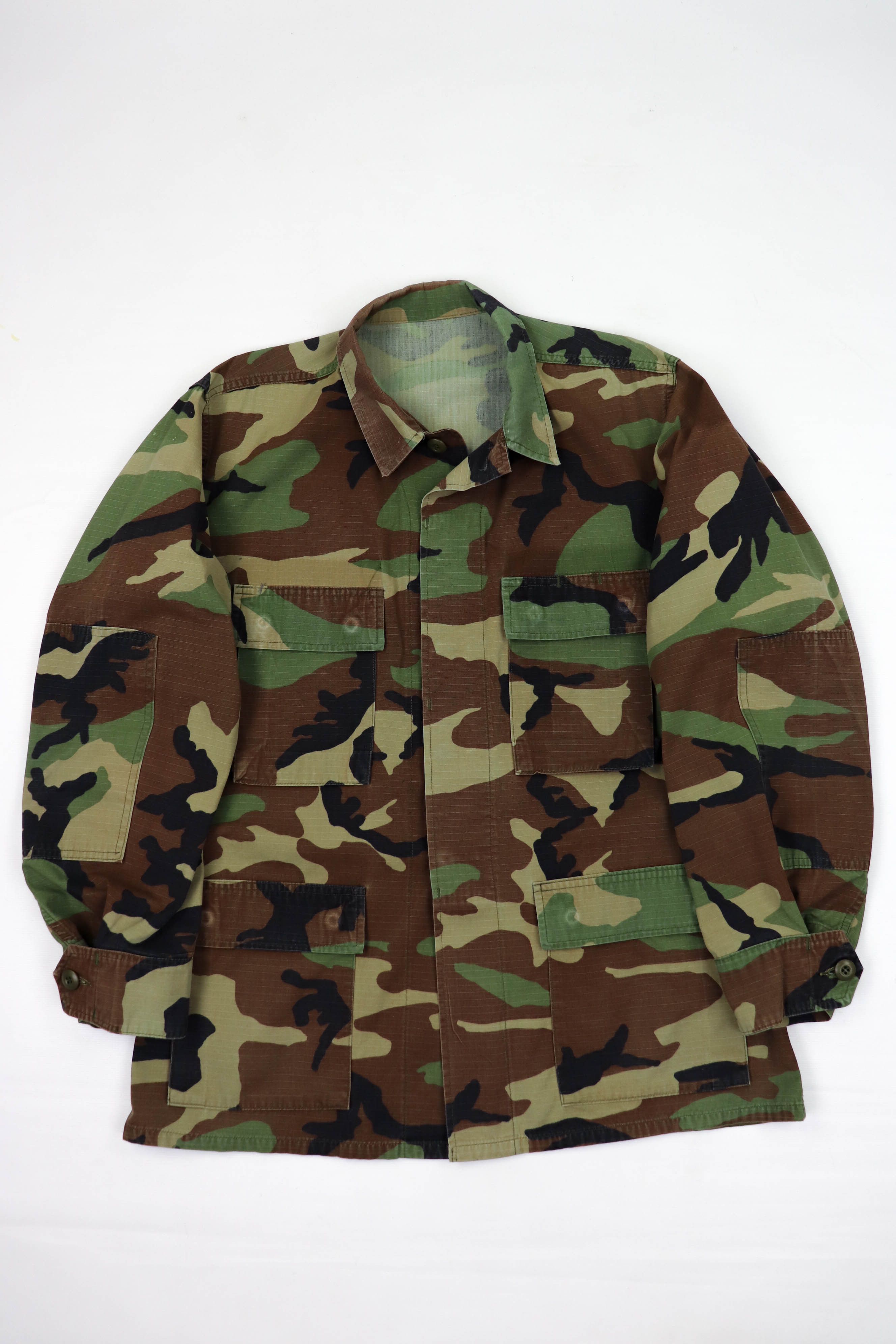 Vintage Vintage 1999 Hot Weather Combat Camo Rip-Stop Light Jacket Size US M / EU 48-50 / 2 - 1 Thumbnail