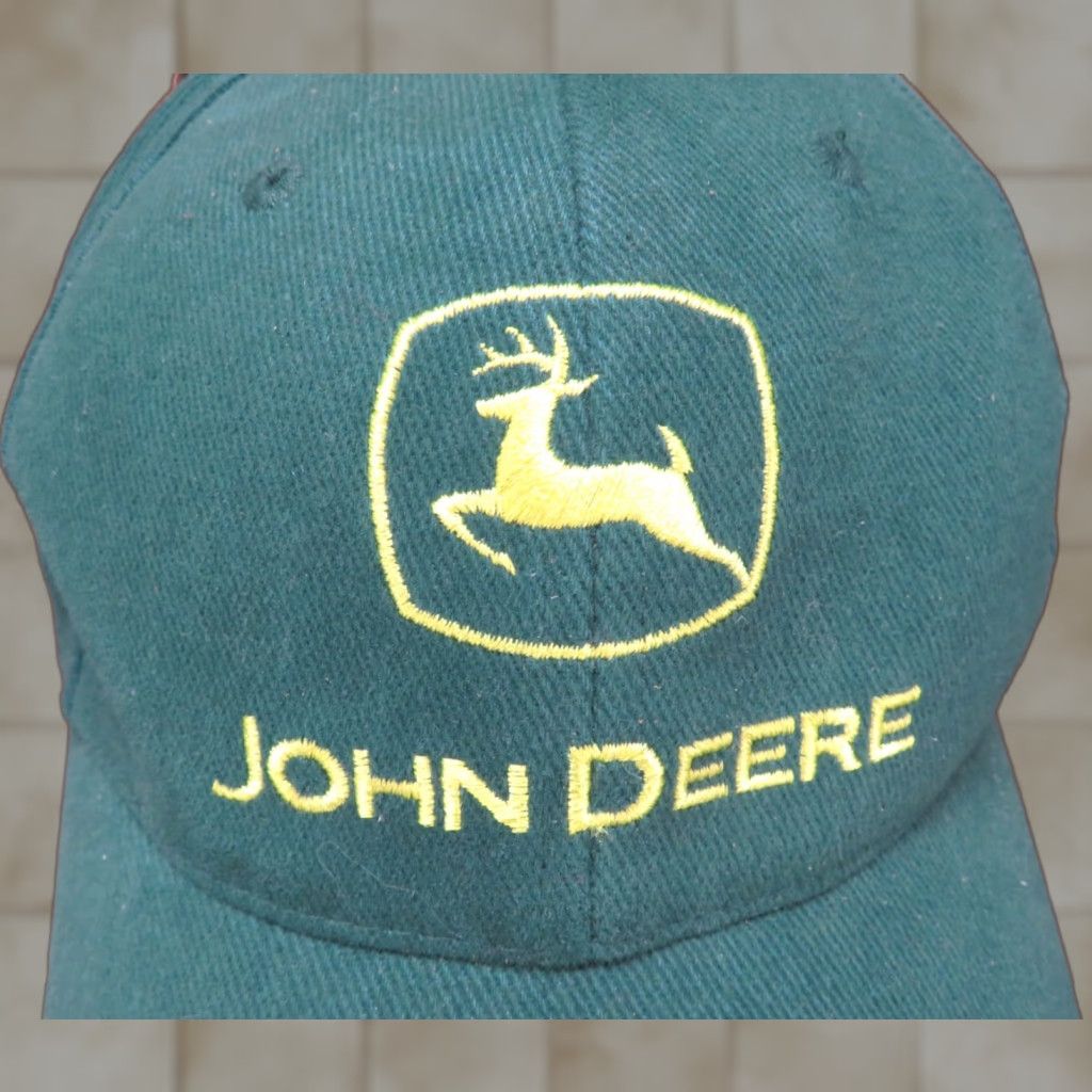 John Deere VTG John Deere Running adjustable hat cap trucker Mens Size ONE SIZE - 1 Thumbnail