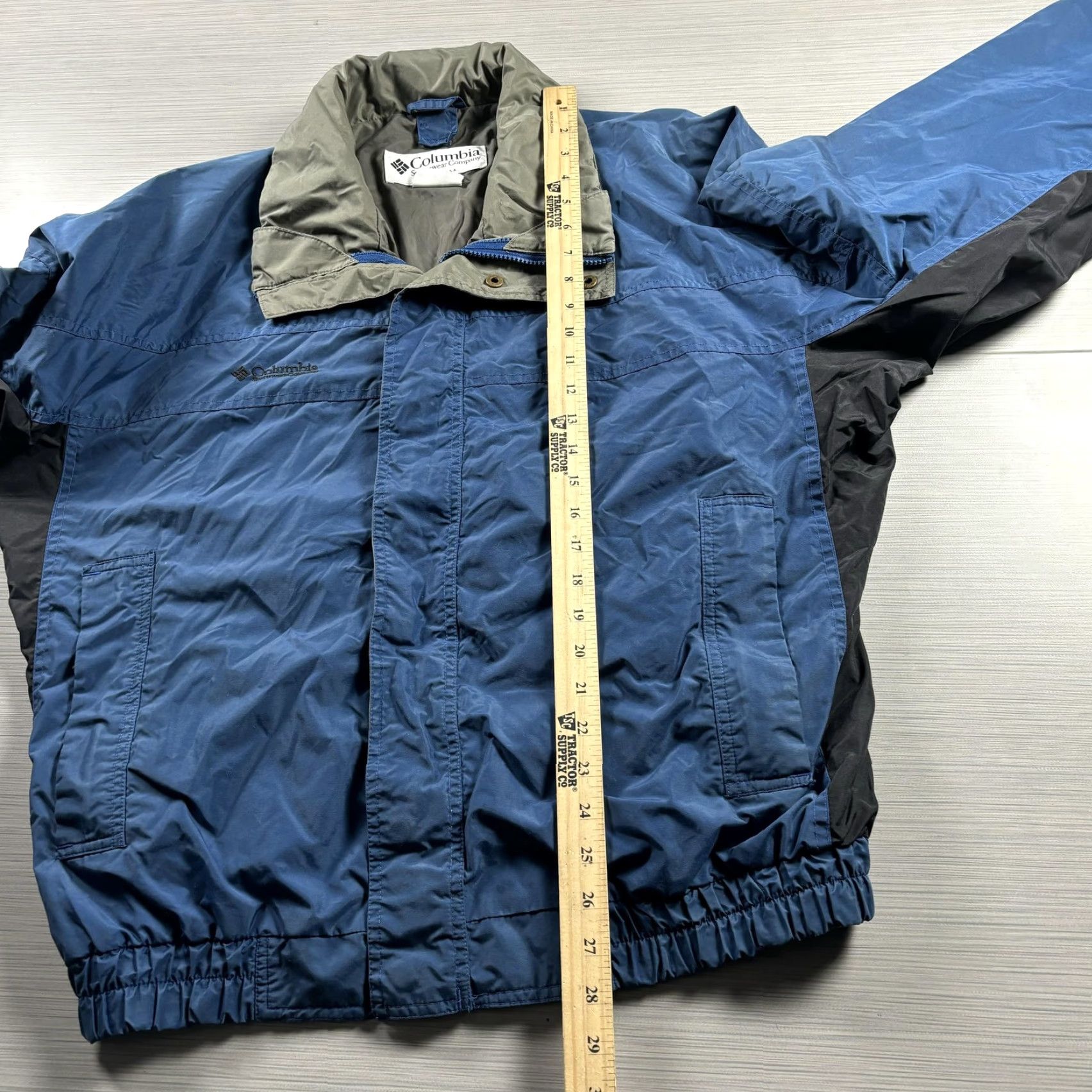 VINTAGE Columbia Bugaboo Jacket Mens M Blue Interchange 3-in-1 Ski Winter 90s Jacket Mens Blue Ski Winter Interchange
