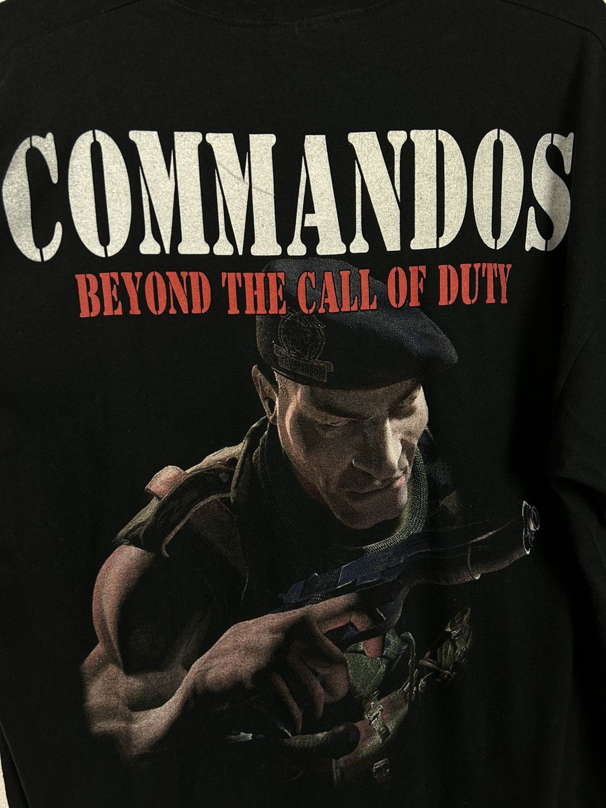 Vintage Commandos Beyond The Call Of Duty 1999 Game Promo T-Shirt Size US XL / EU 56 / 4 - 2 Thumbnail