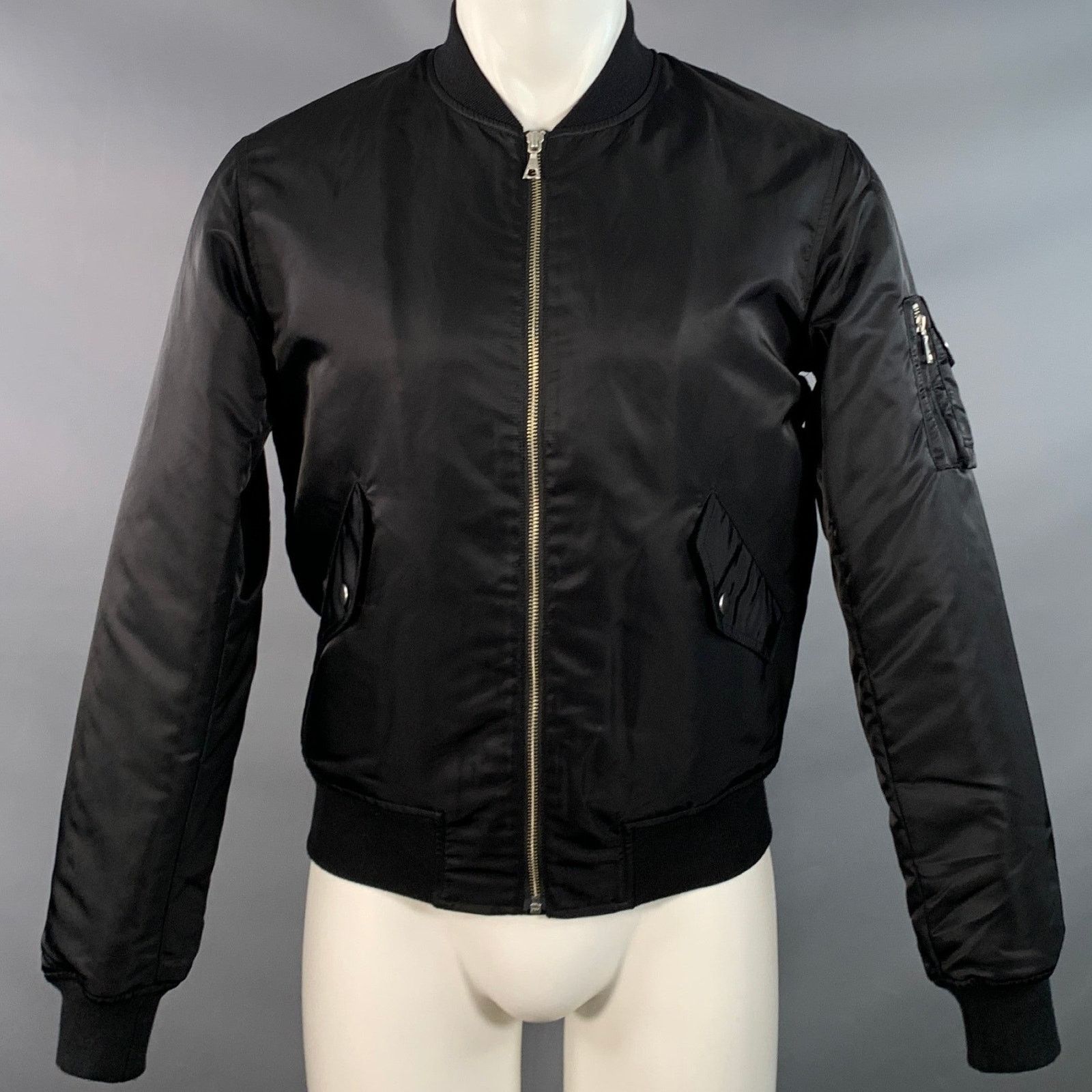 John Elliott JOHN ELLIOTT Bogota II Black Nylon Zip Up Bomber Jacket Size US S / EU 44-46 / 1 - 1 Thumbnail