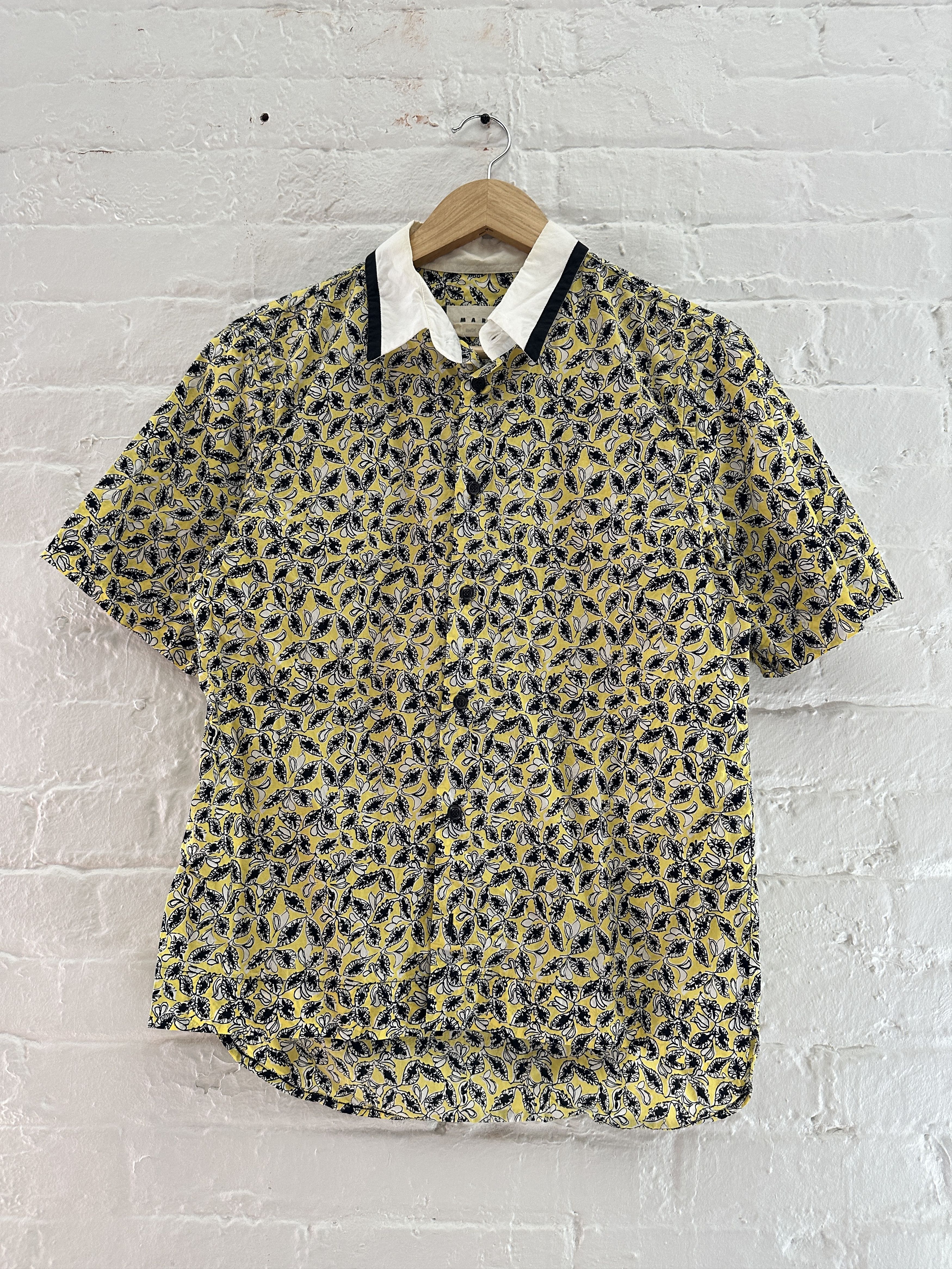 Marni Marni Short Sleeve Button Up Shirt Size US XS / EU 42 / 0 - 1 Thumbnail