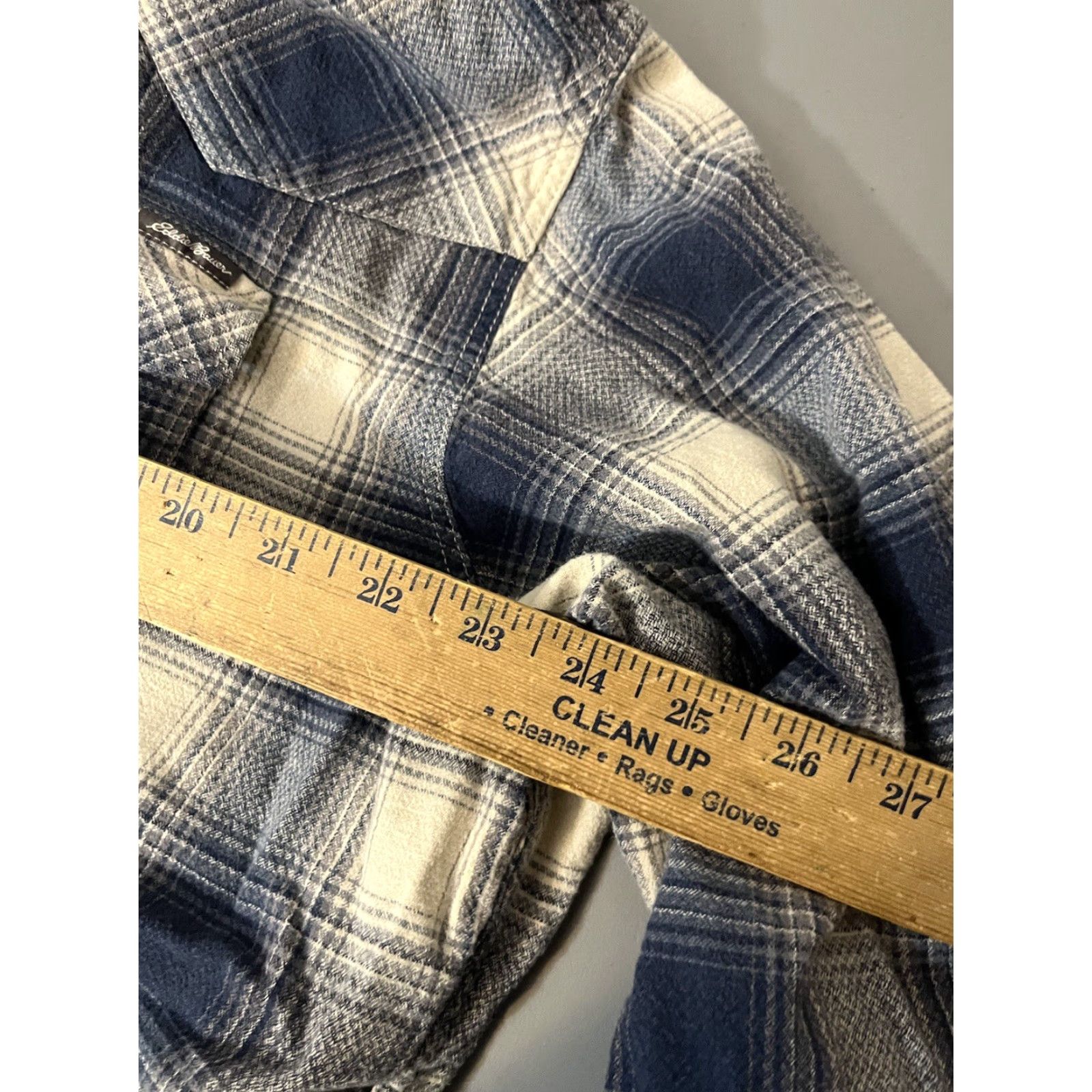 Eddie Bauer Eddie Bauer Shirt Plaid Blue Western Button-Up 2XL Men Classic Fit Pearl Snap Flannel Long Sleeve Cotton Size US XXL / EU 58 / 5 - 5 Thumbnail