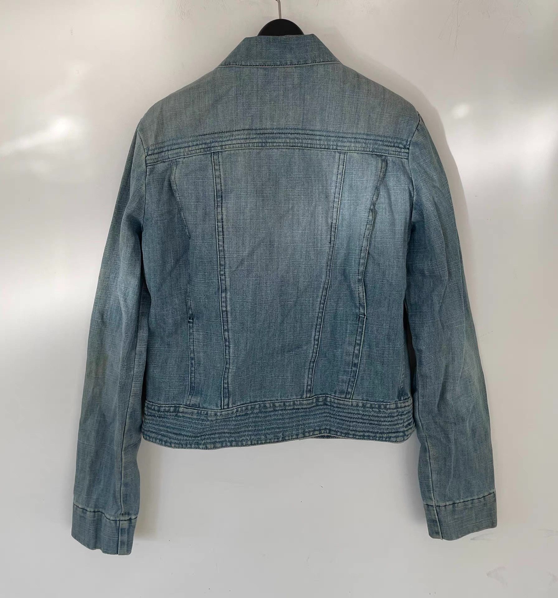 Versace Jeans Couture Versace Jeans Couture Women's Medusa Chain Denim Jacket Ｑ21 Size S / US 4 / IT 40 - 3 Thumbnail