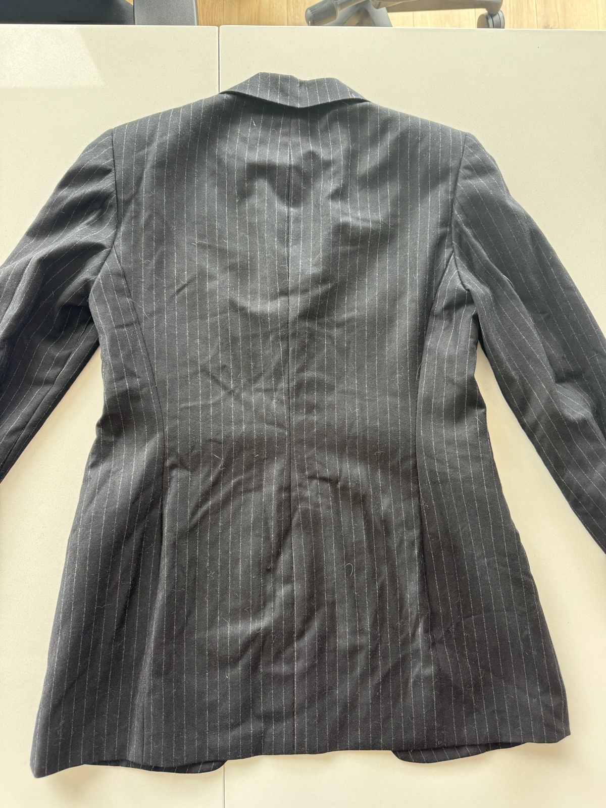 Ralph Lauren Vintage Black Pinstripe Ralph Lauren Blazer Size S / US 4 / IT 40 - 6 Thumbnail