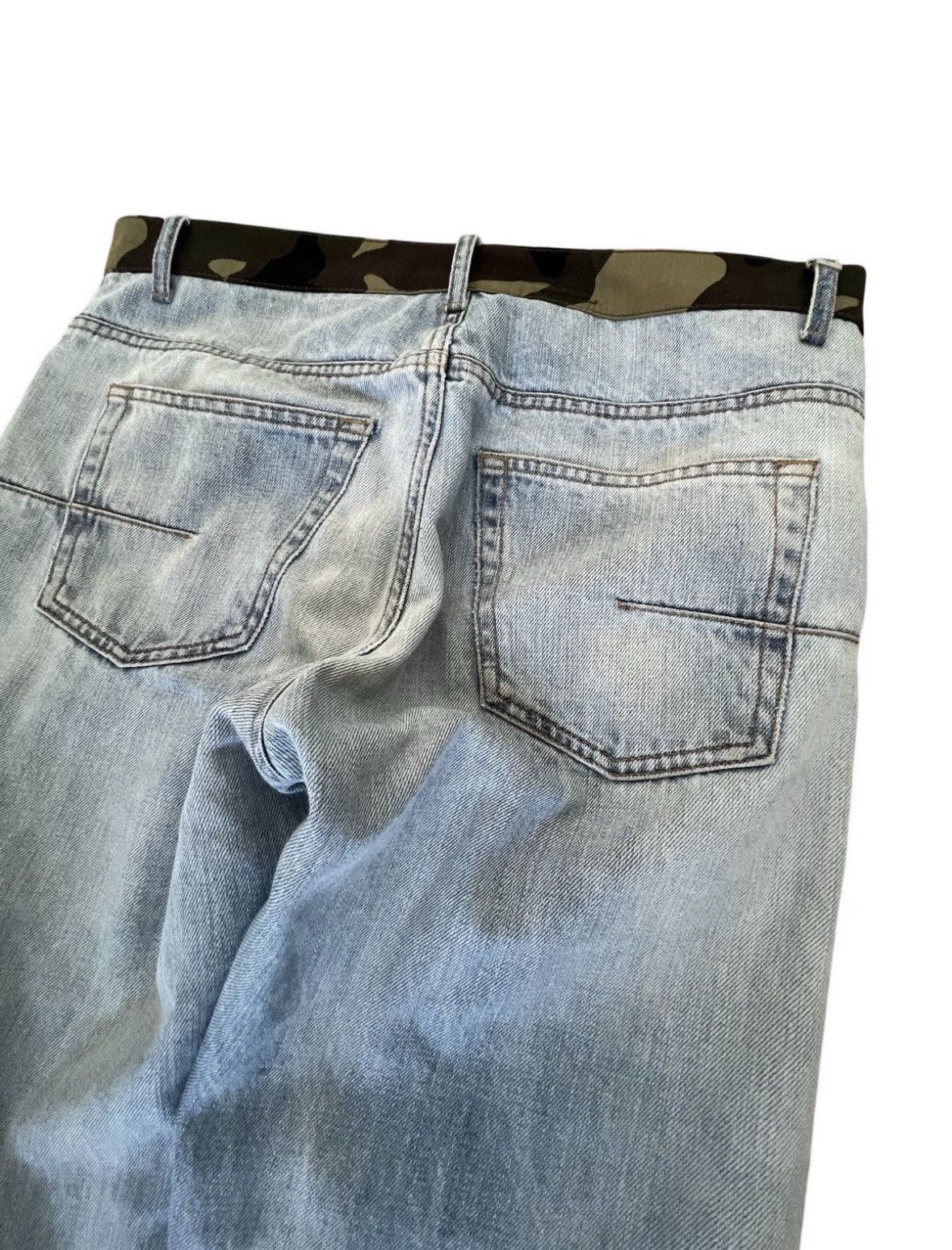 Dior × Hedi Slimane Sample Camo Waist Denim Size US 31 - 5 Thumbnail