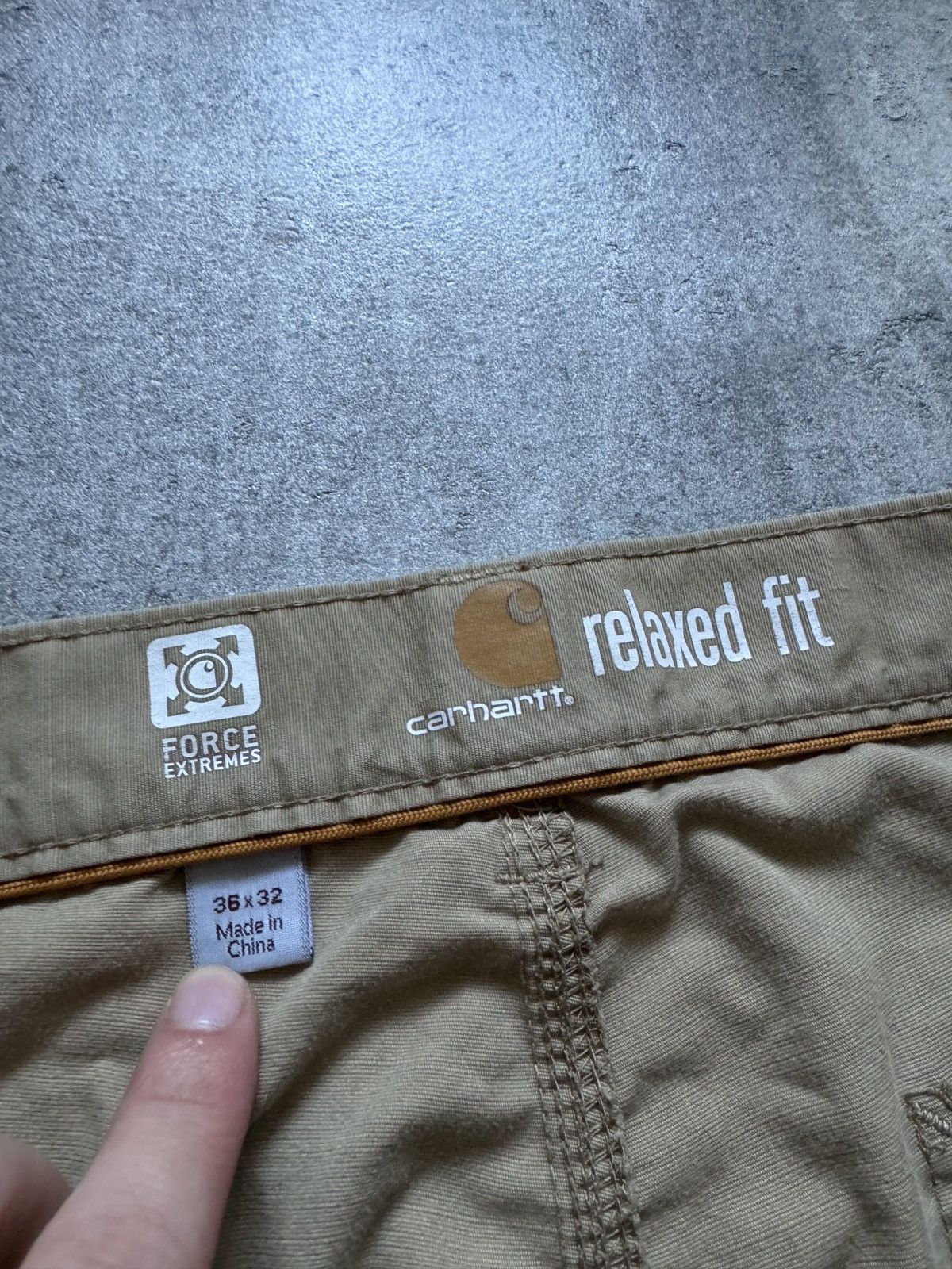 Carhartt × Vintage Carhartt wokrwear pants baggy logo vintage thrashed kanye Size US 36 / EU 52 - 13 Thumbnail