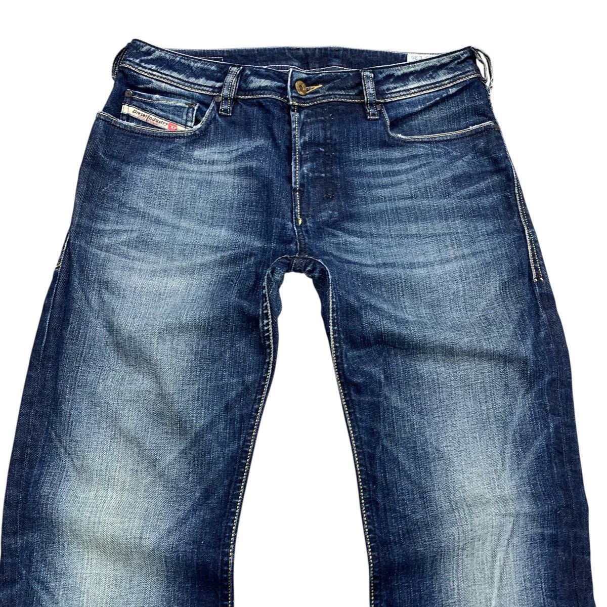 Diesel Industry 00’s Zathan Blue Washed Flared Jeans