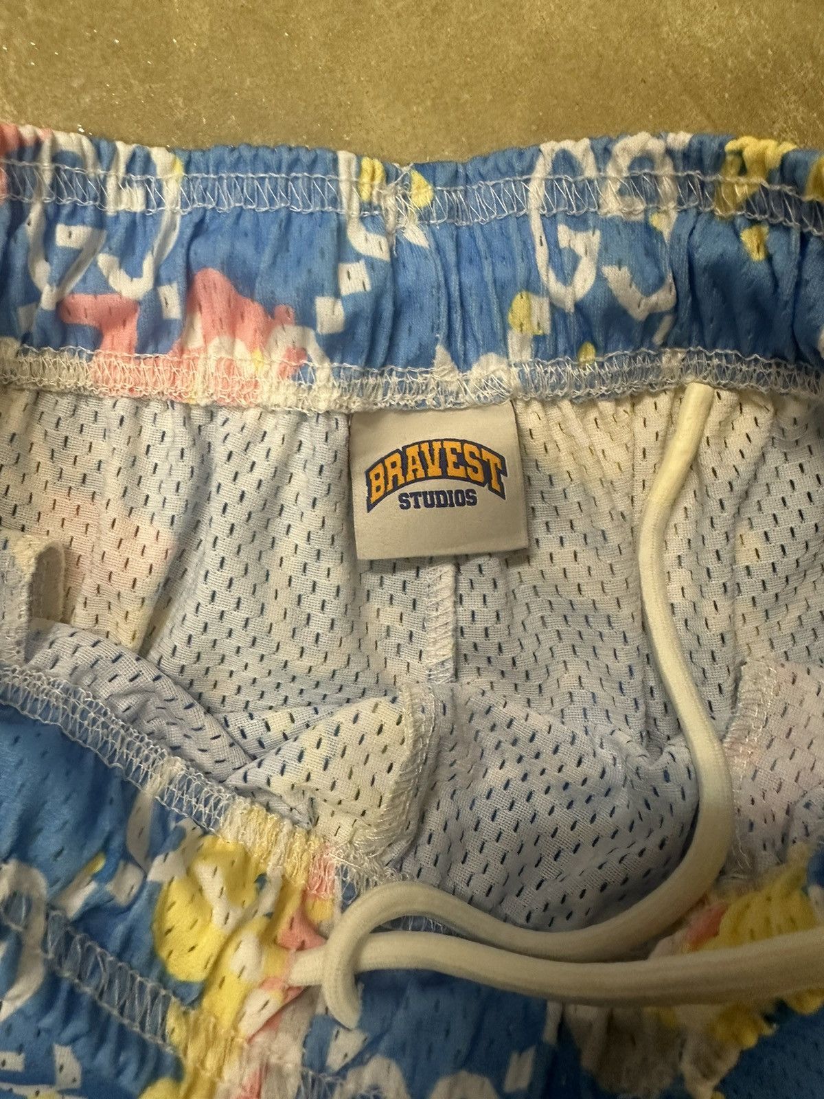 Bravest Studios Bravest Studios Cotton Candy Blur Pink Mesh Shorts Medium Size US 32 / EU 48 - 2 Thumbnail
